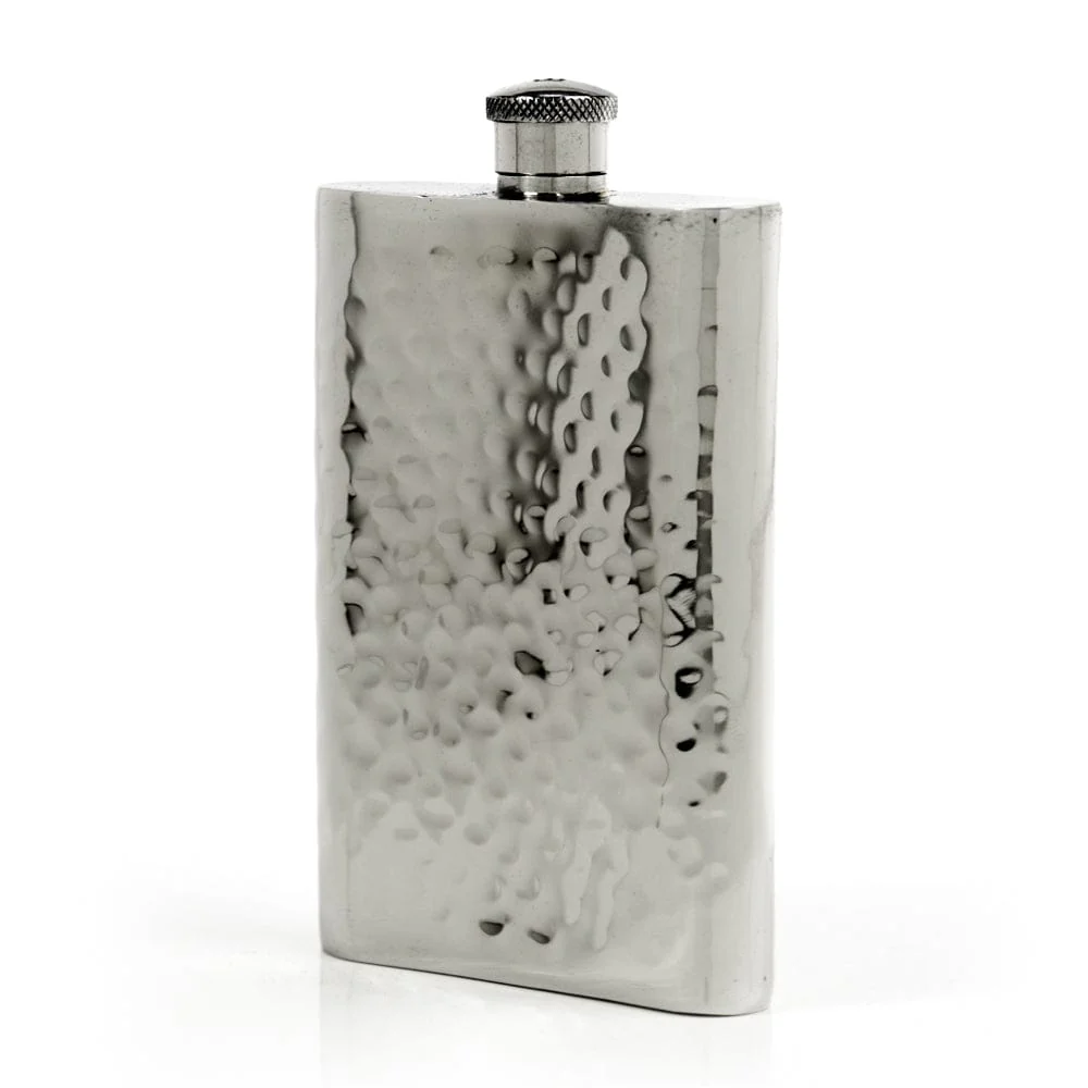 Pioneer 22-Gauge Solid Pewter 9oz Flask - Image 46