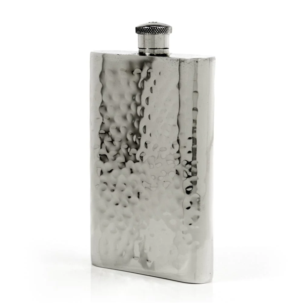 Pioneer 22-Gauge Solid Pewter 9oz Flask - Image 47