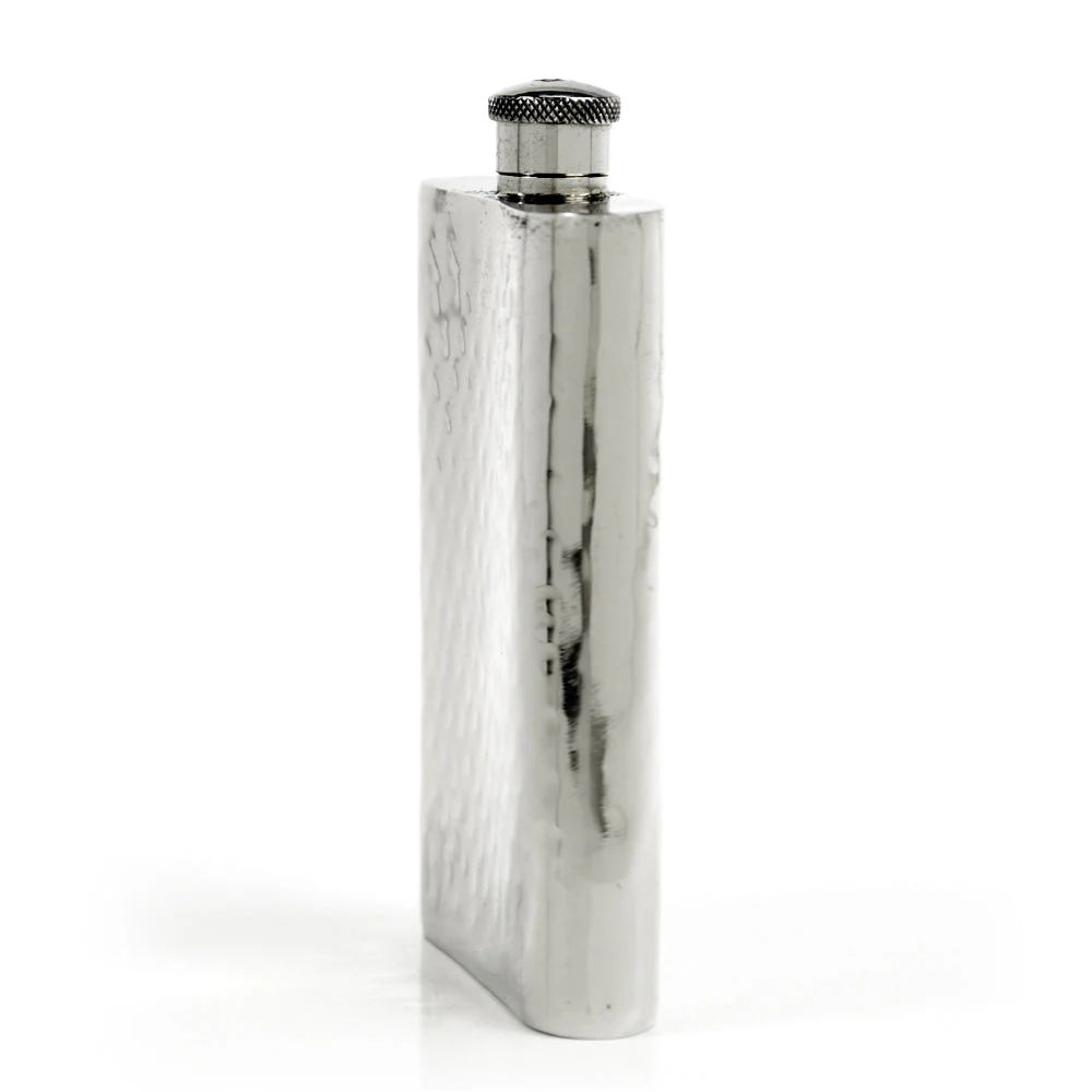 Pioneer 22-Gauge Solid Pewter 9oz Flask - Image 54