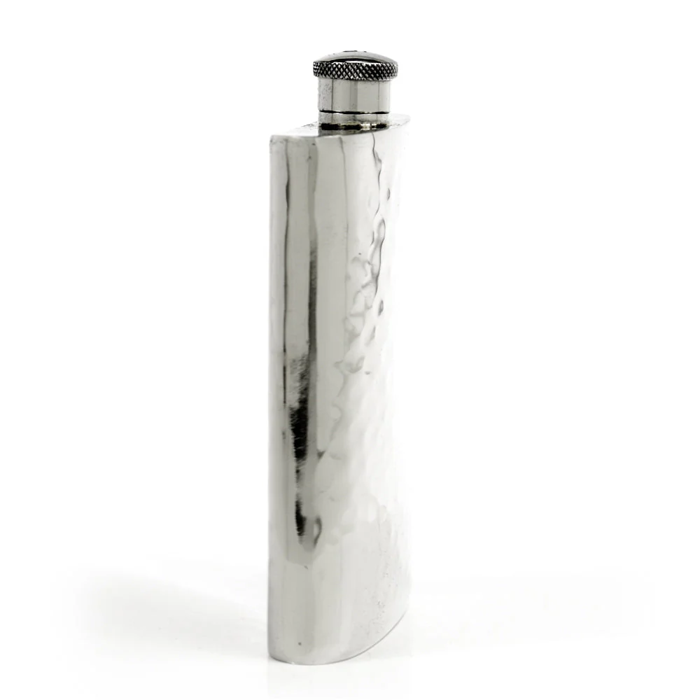 Pioneer 22-Gauge Solid Pewter 9oz Flask - Image 60