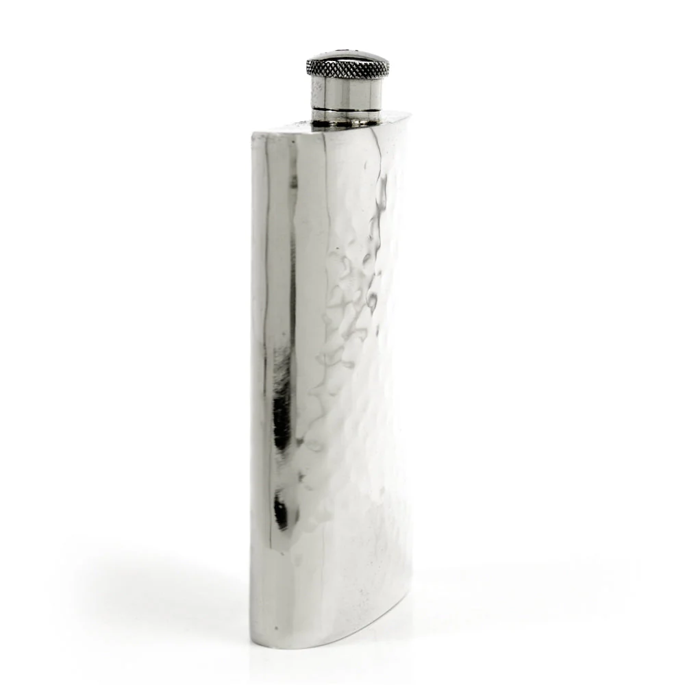 Pioneer 22-Gauge Solid Pewter 9oz Flask - Image 61