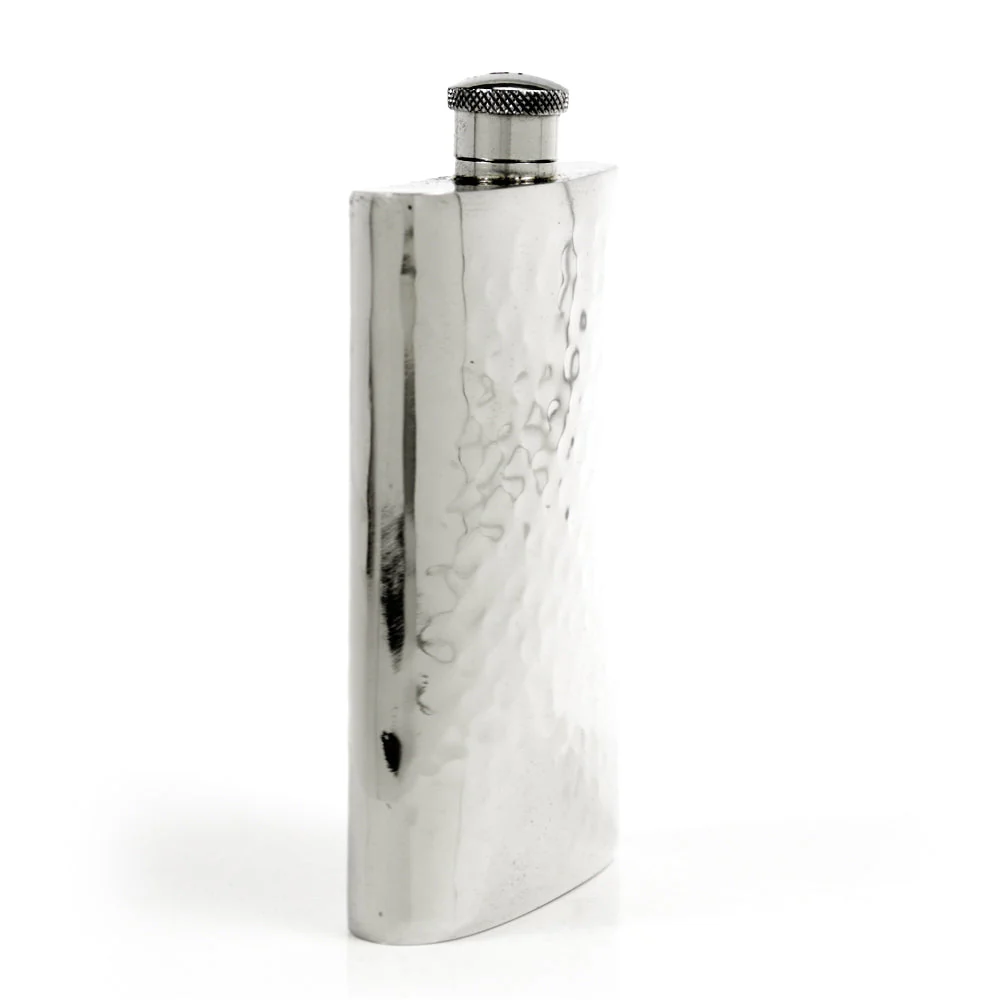 Pioneer 22-Gauge Solid Pewter 9oz Flask - Image 62