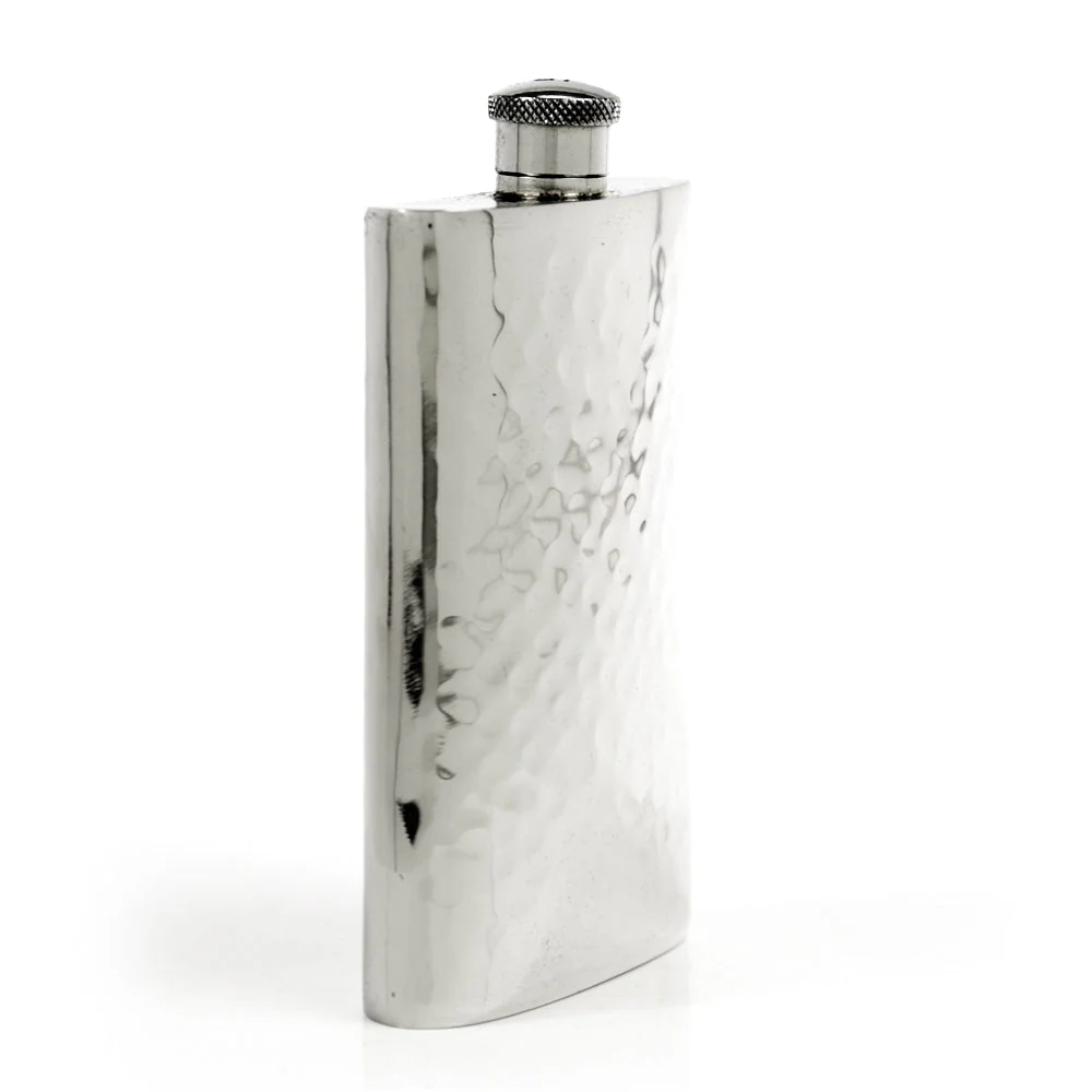 Pioneer 22-Gauge Solid Pewter 9oz Flask - Image 63