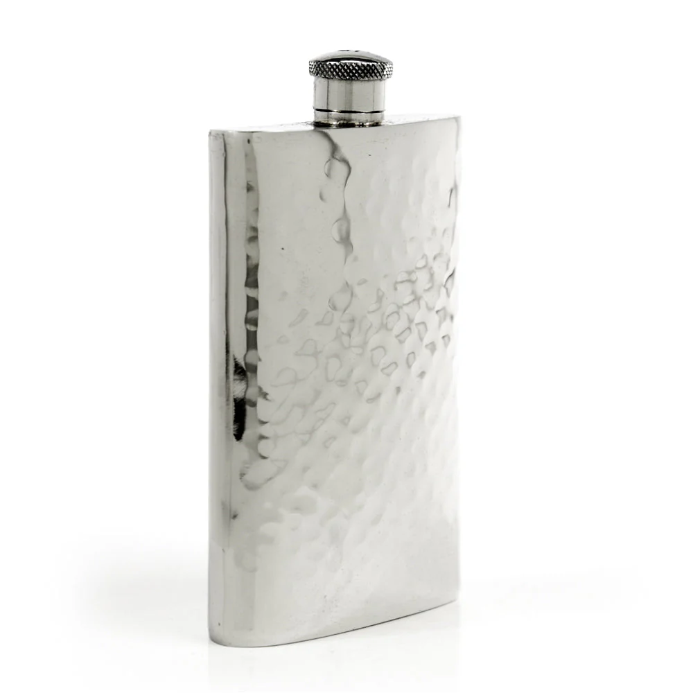Pioneer 22-Gauge Solid Pewter 9oz Flask - Image 66