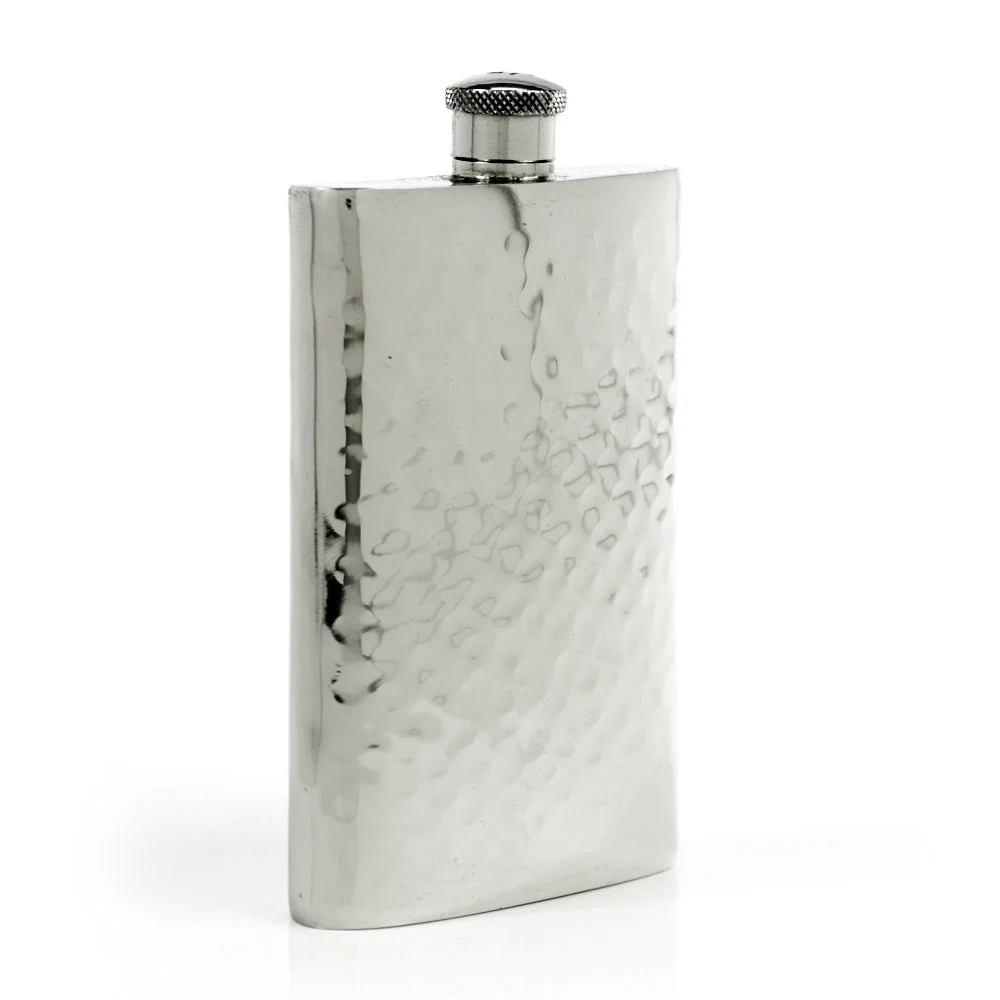 Pioneer 22-Gauge Solid Pewter 9oz Flask - Image 67