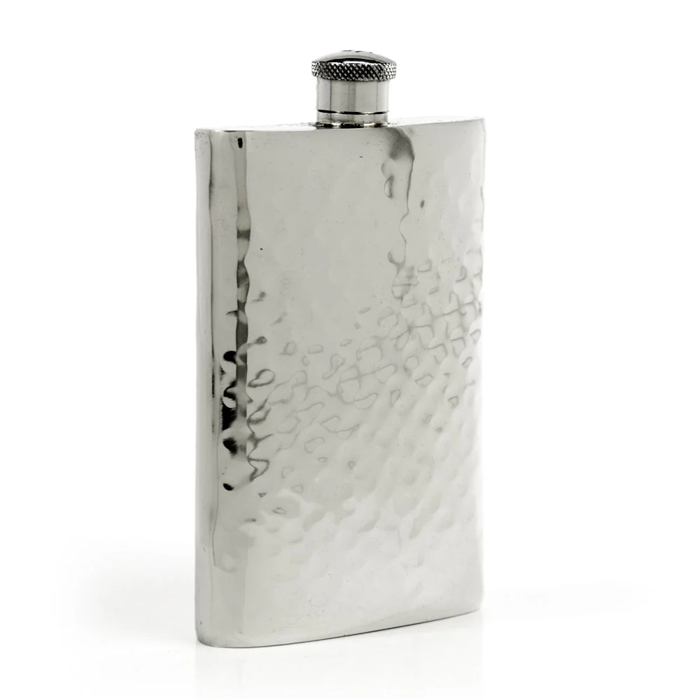 Pioneer 22-Gauge Solid Pewter 9oz Flask - Image 68