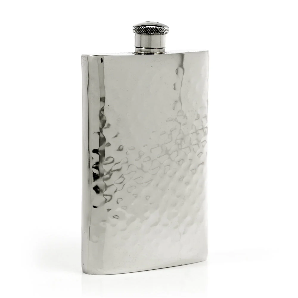 Pioneer 22-Gauge Solid Pewter 9oz Flask - Image 69
