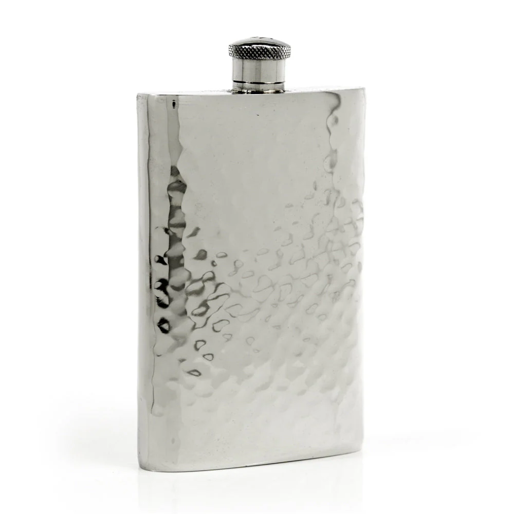 Pioneer 22-Gauge Solid Pewter 9oz Flask - Image 70