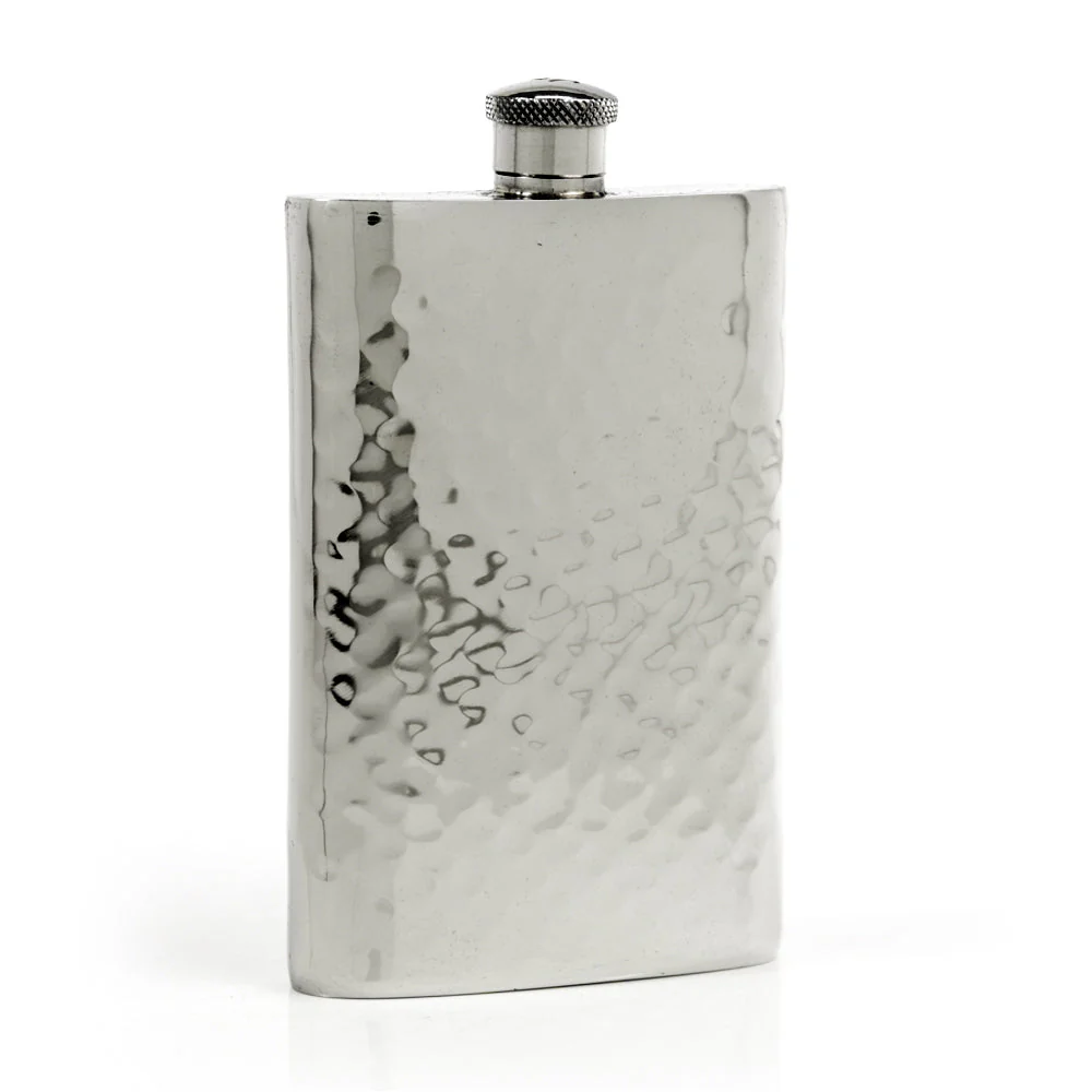 Pioneer 22-Gauge Solid Pewter 9oz Flask - Image 71
