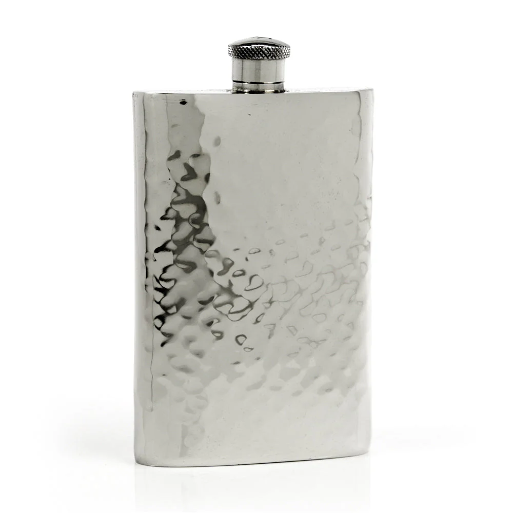 Pioneer 22-Gauge Solid Pewter 9oz Flask - Image 72
