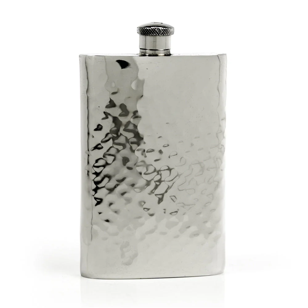 Pioneer 22-Gauge Solid Pewter 9oz Flask - Image 73