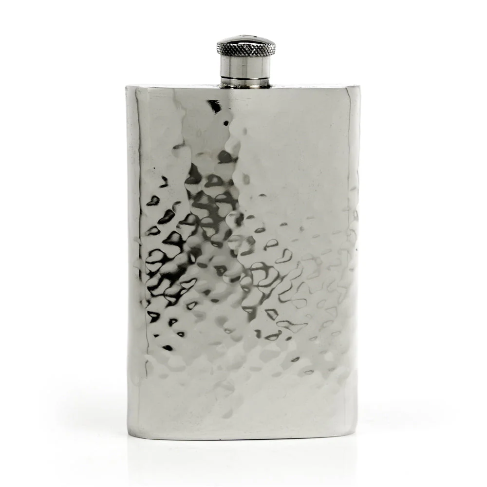 Pioneer 22-Gauge Solid Pewter 9oz Flask - Image 74