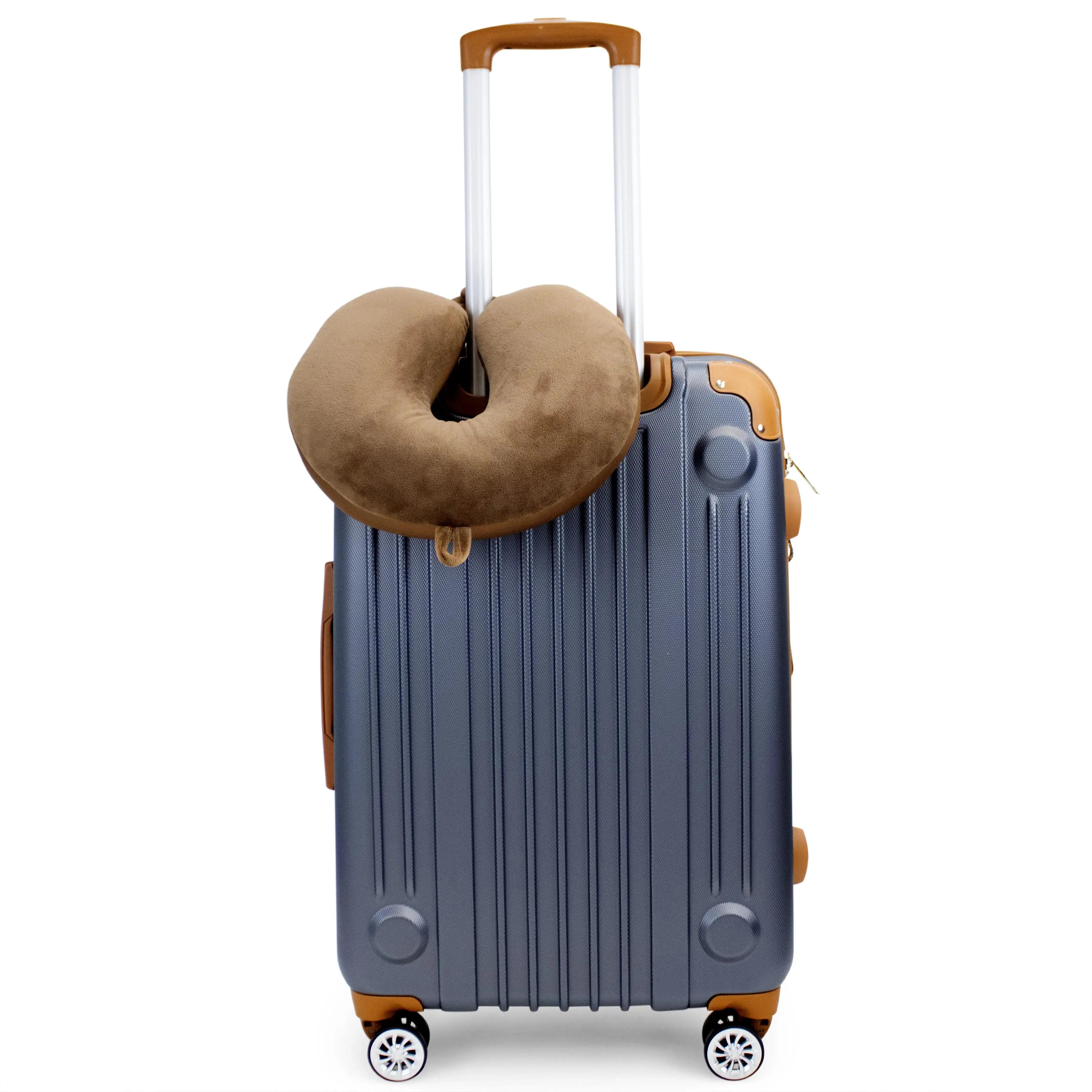 Plush Microbeads Travel Neck Pillow - Image 3