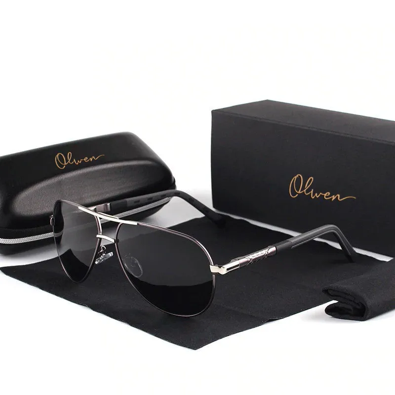 Polarized XXL Aviator Sunglasses For Large Heads - Image 2