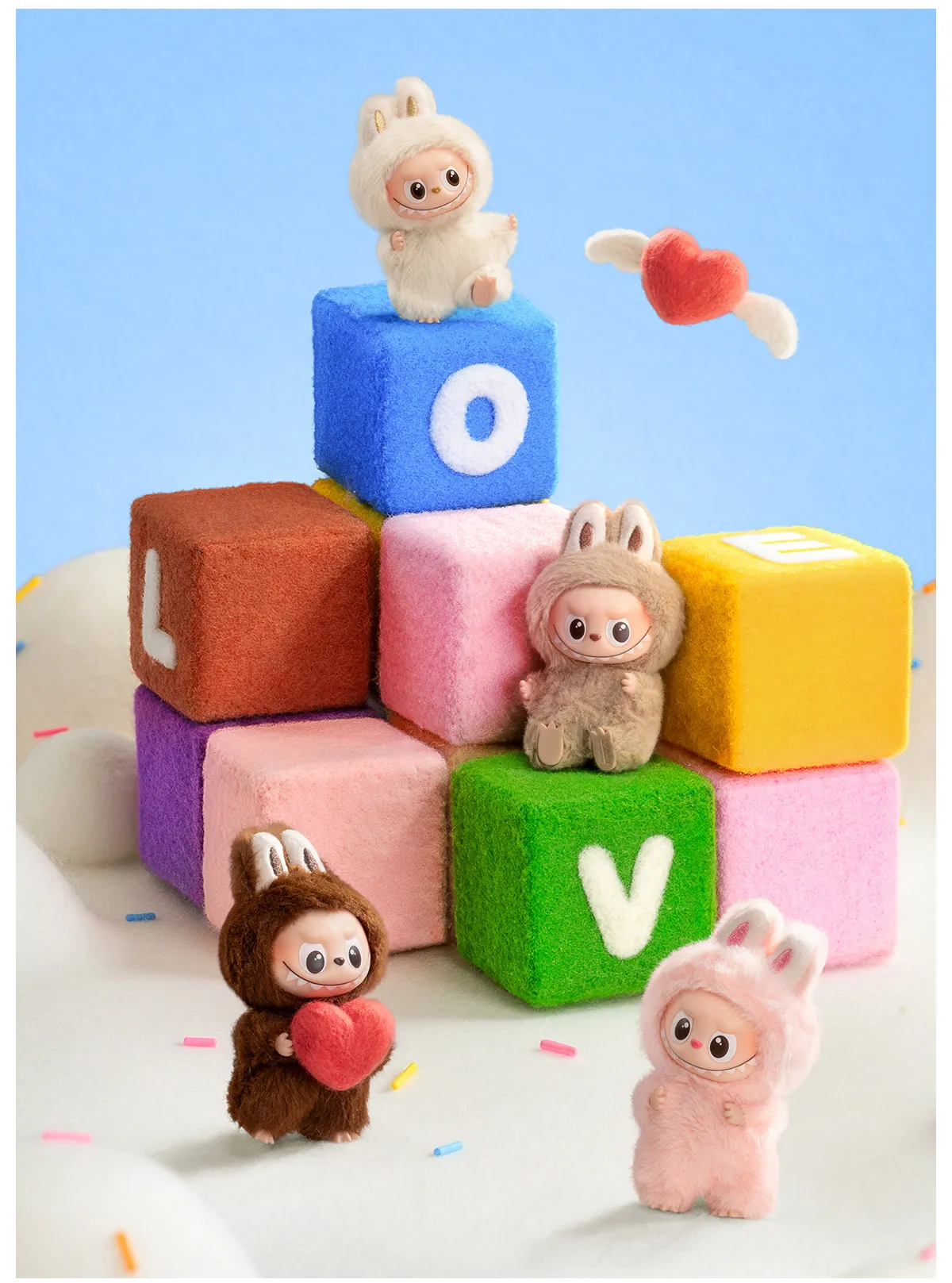 Labubu Pin for Love Series Blind Box (A-M) Yellow - Image 9