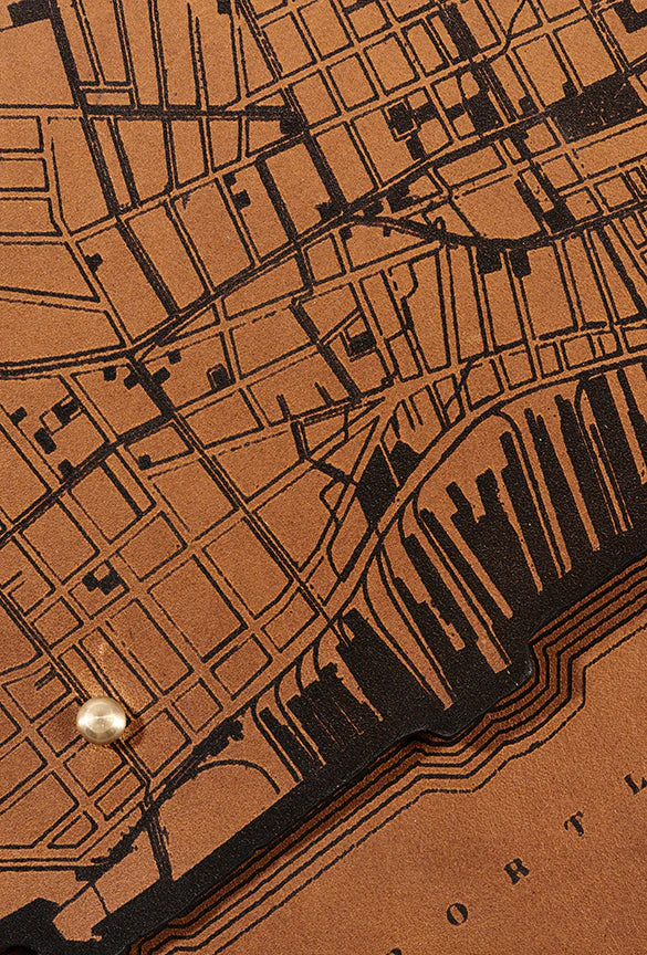 Portland, Maine Map Clutch - Image 3