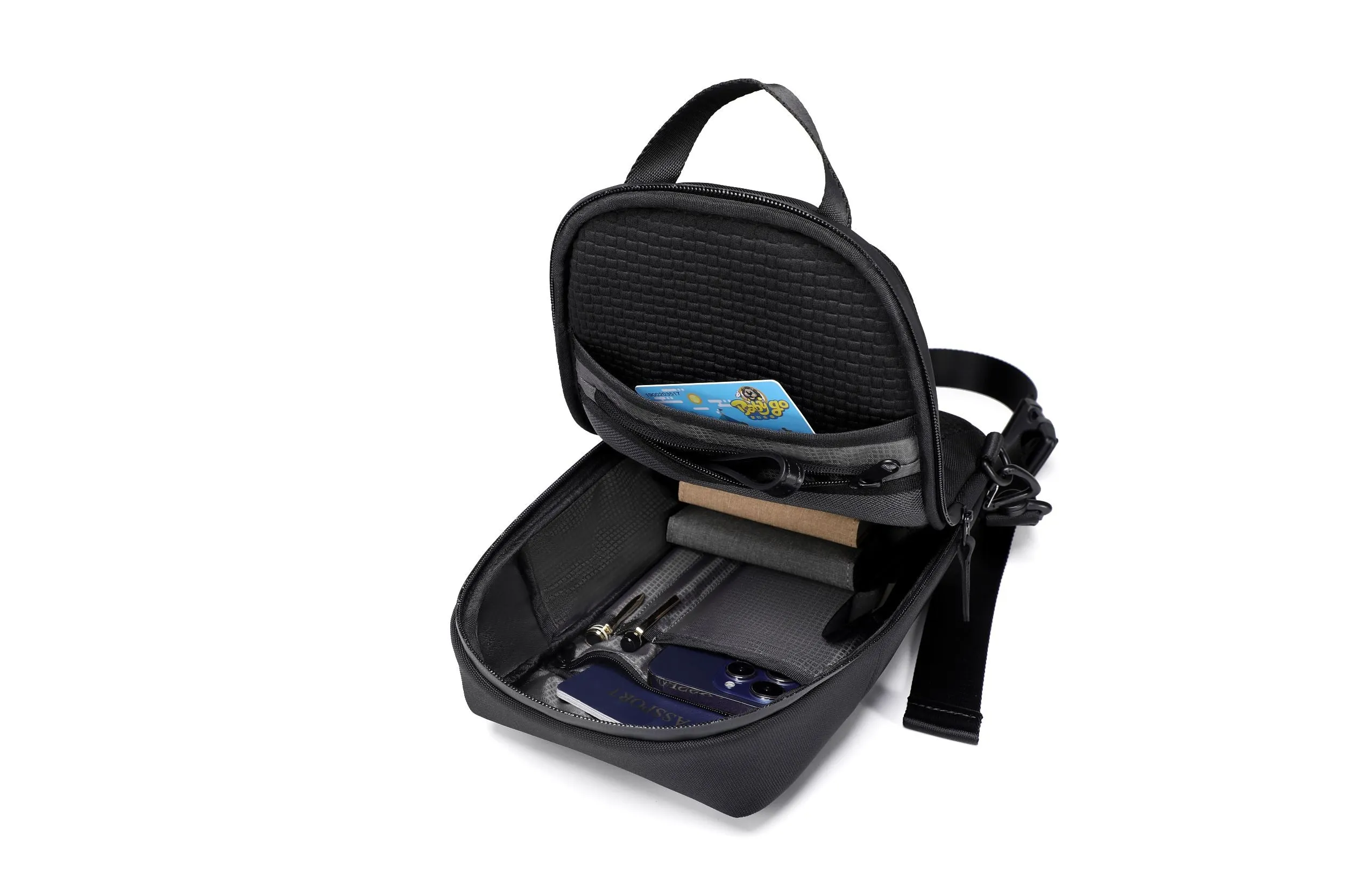 Pro Minimalist Vegan Crossbody Sling Bag 301 - Image 8