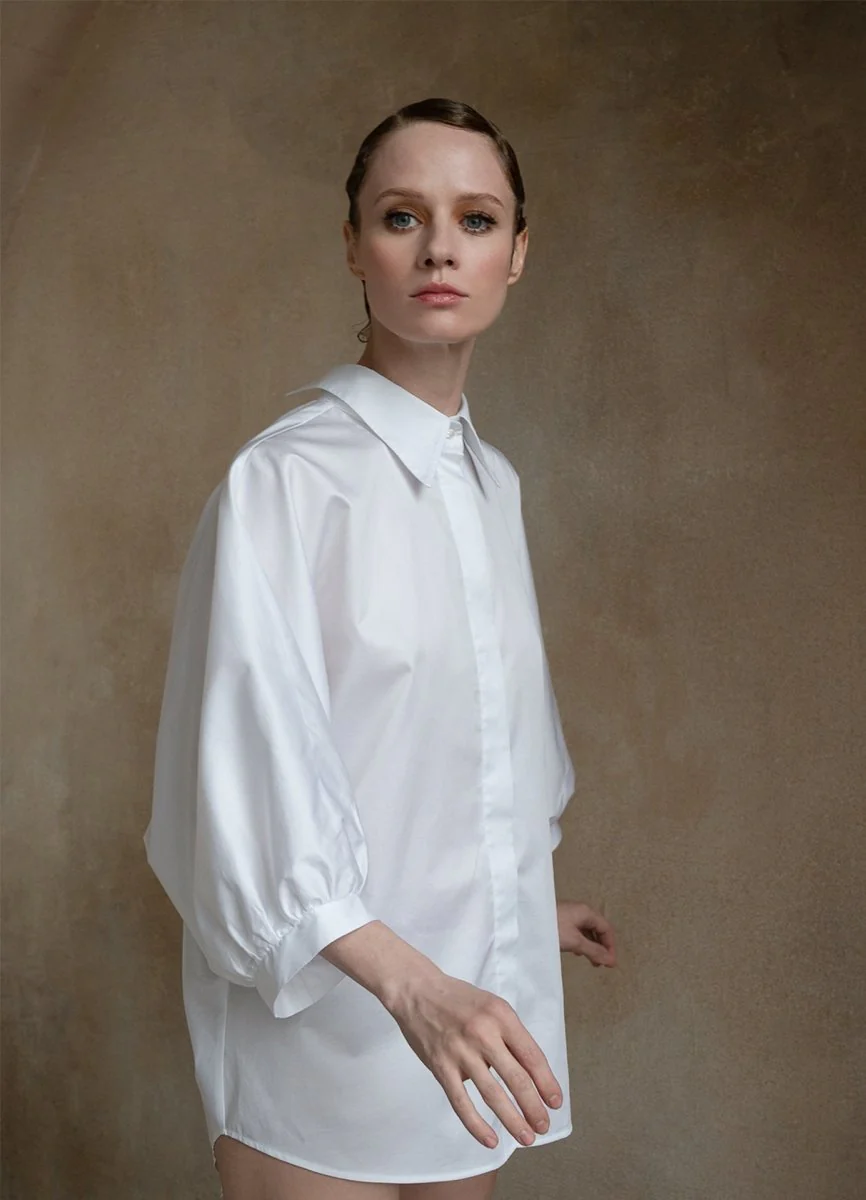 Prima Italian Design White Shirt Organic Cotton - Image 4