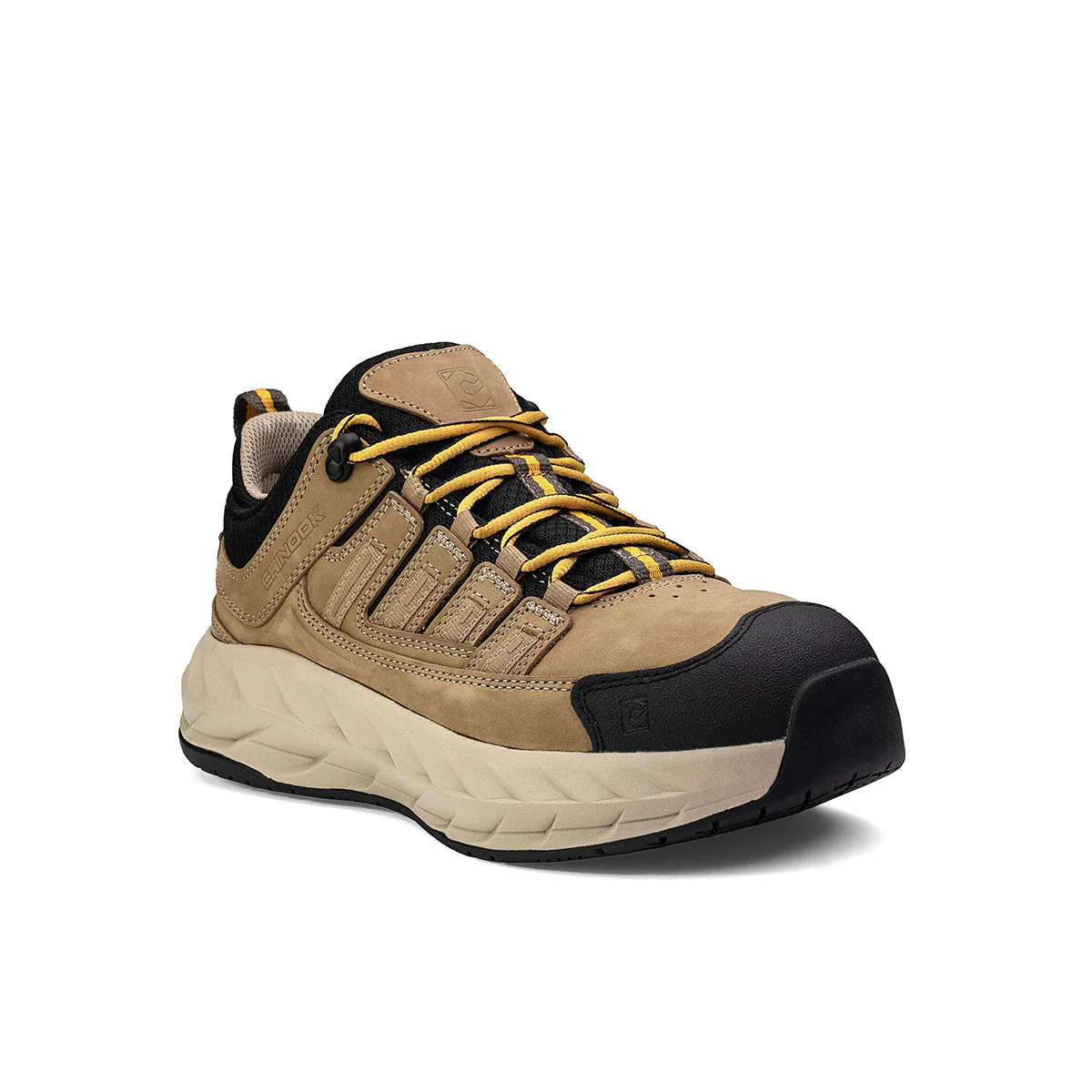 Pro Lace Up Low Waterproof Men’s Shoe - Tan - Image 3