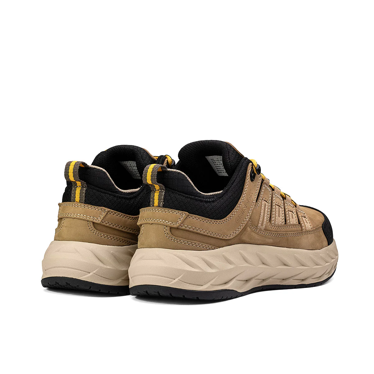 Pro Lace Up Low Waterproof Men’s Shoe - Tan - Image 5
