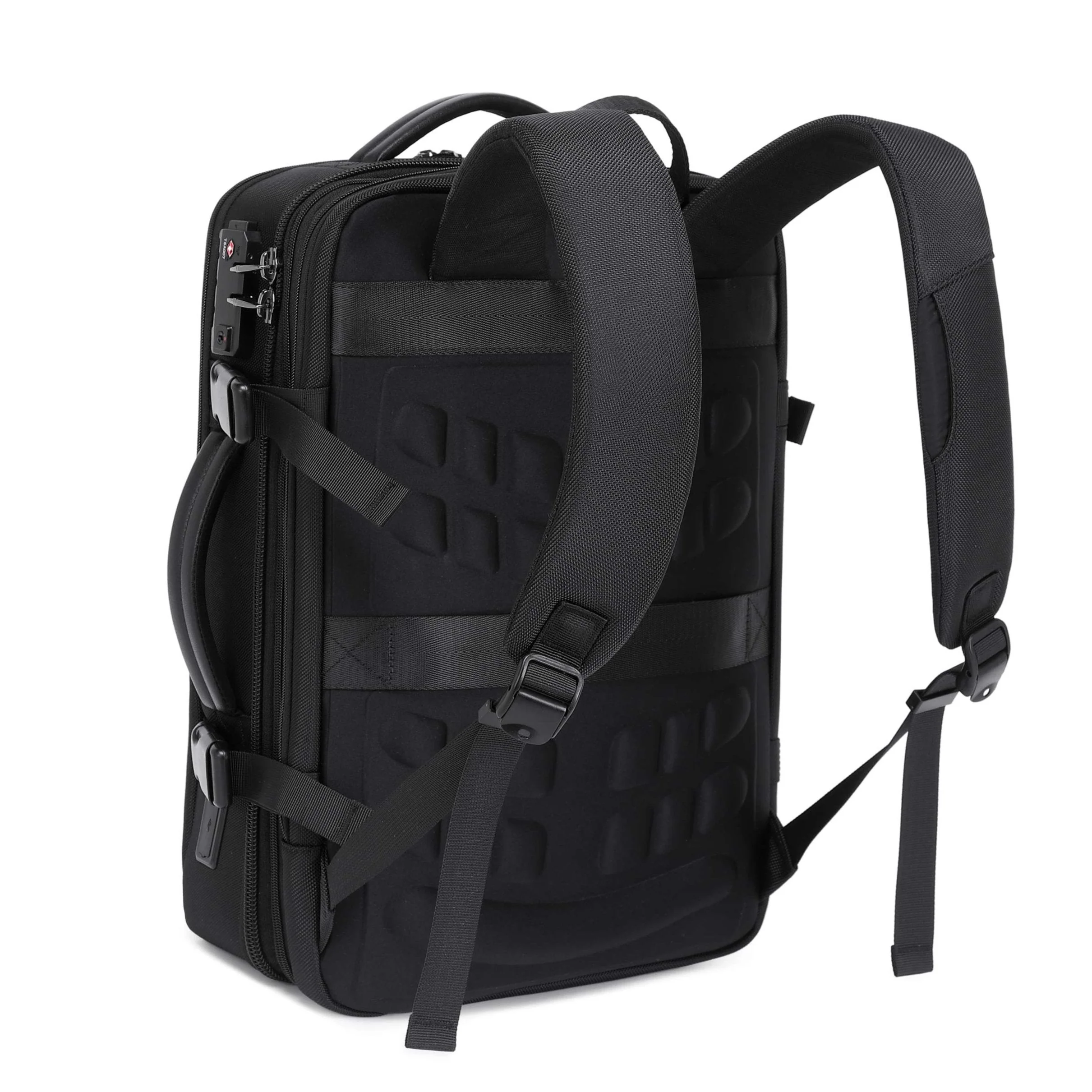 Pro Travel Vegan Backpack 401 - Expandable & Lock - Image 13