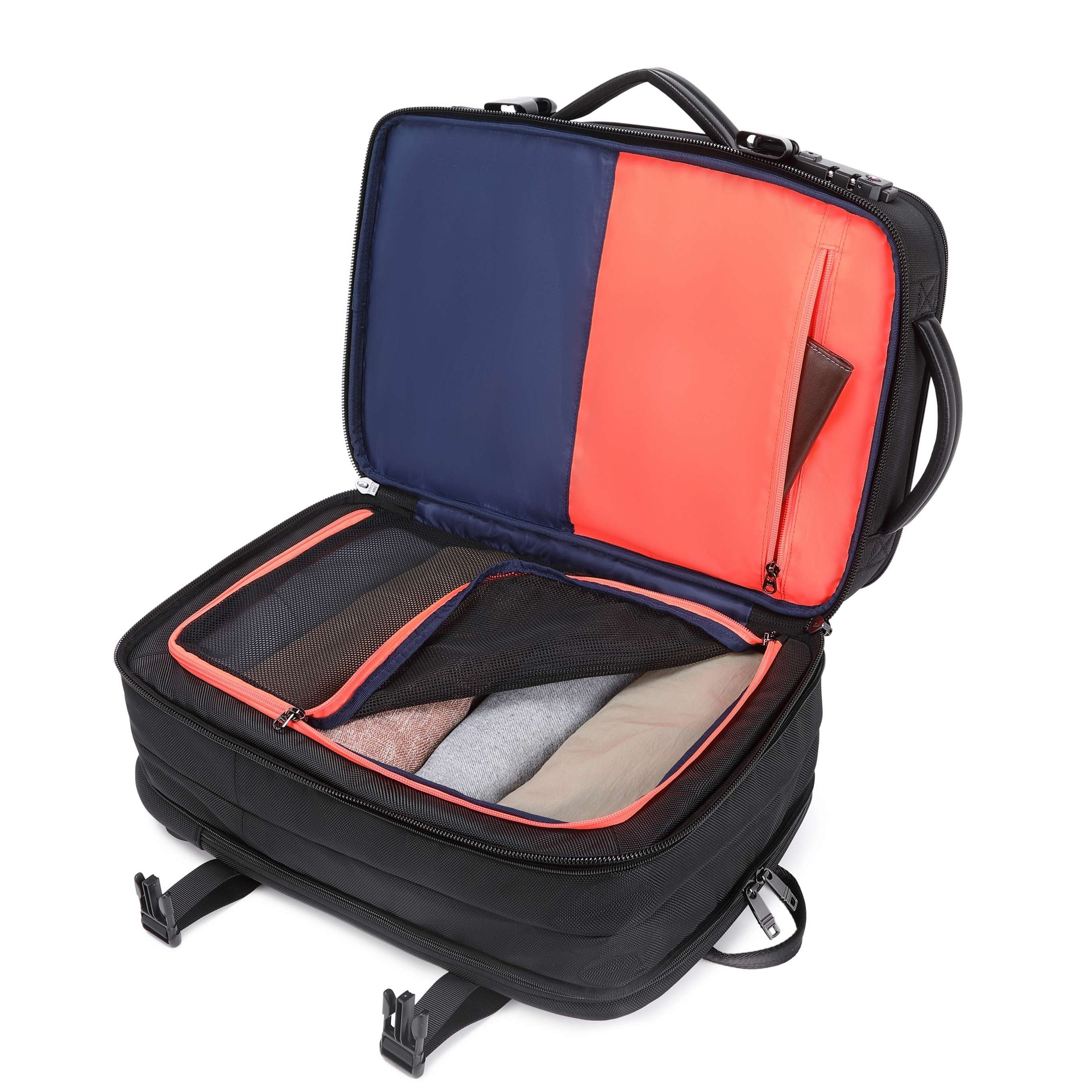 Pro Travel Vegan Backpack 401 - Expandable & Lock - Image 20