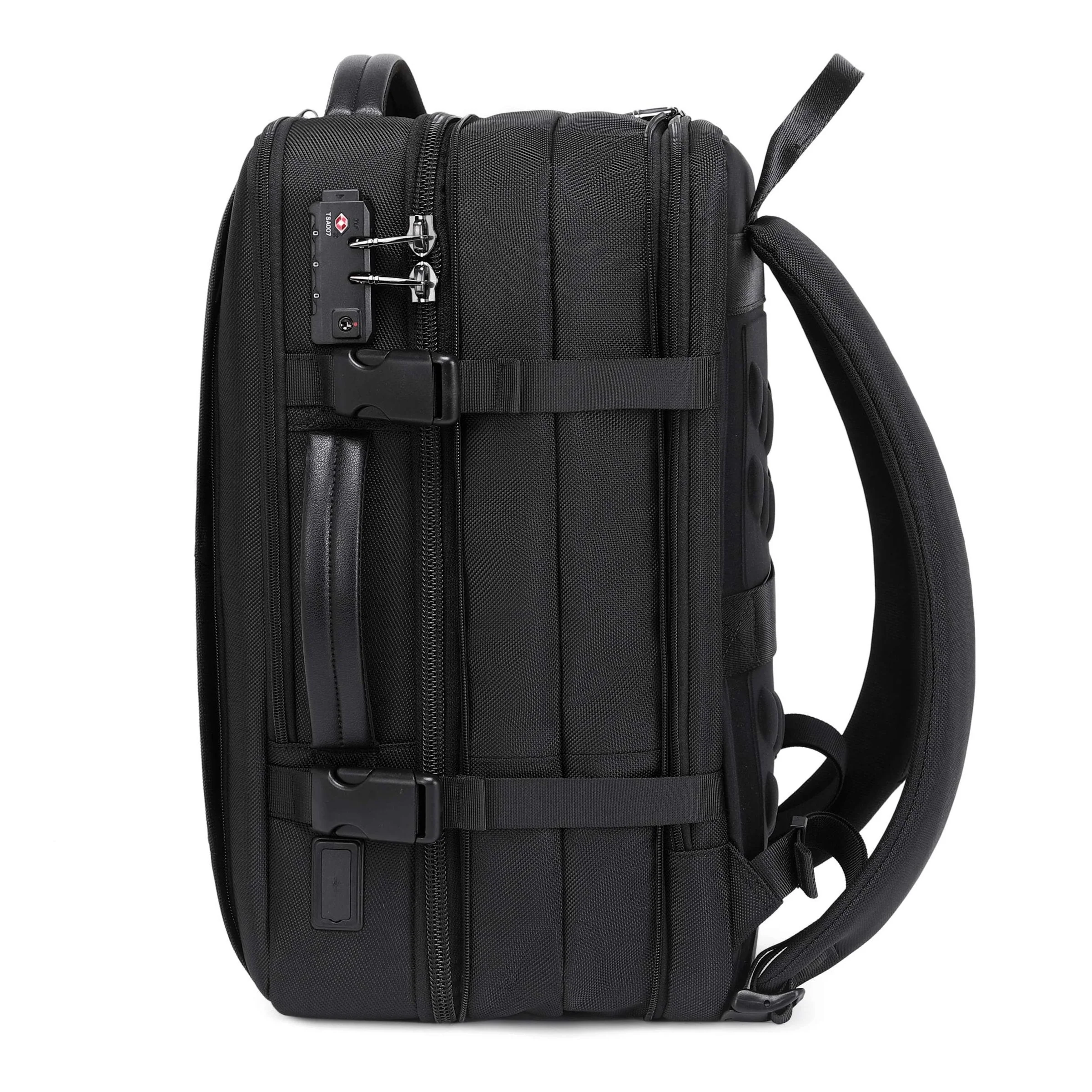 Pro Travel Vegan Backpack 401 - Expandable & Lock - Image 3