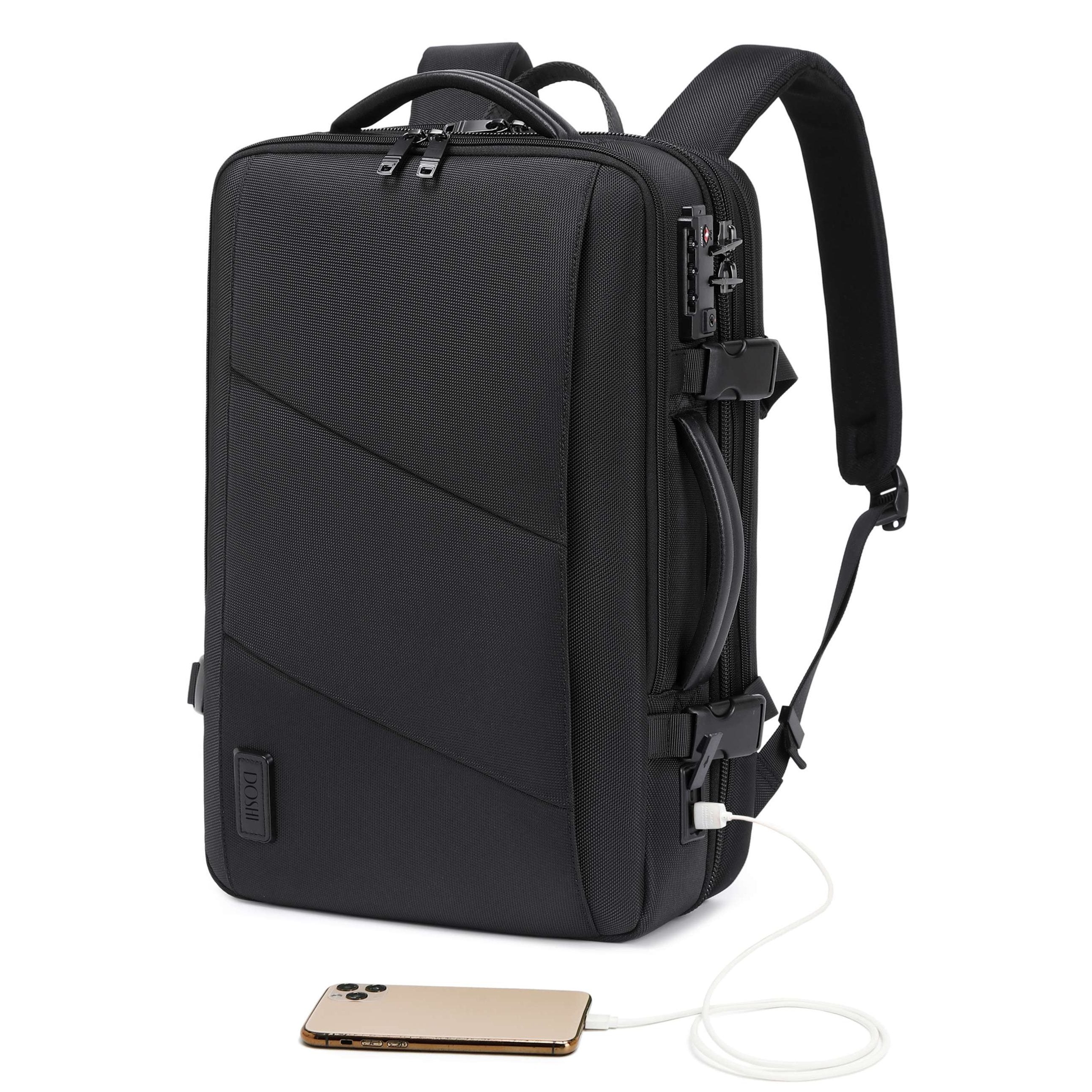 Pro Travel Vegan Backpack 401 - Expandable & Lock - Image 4