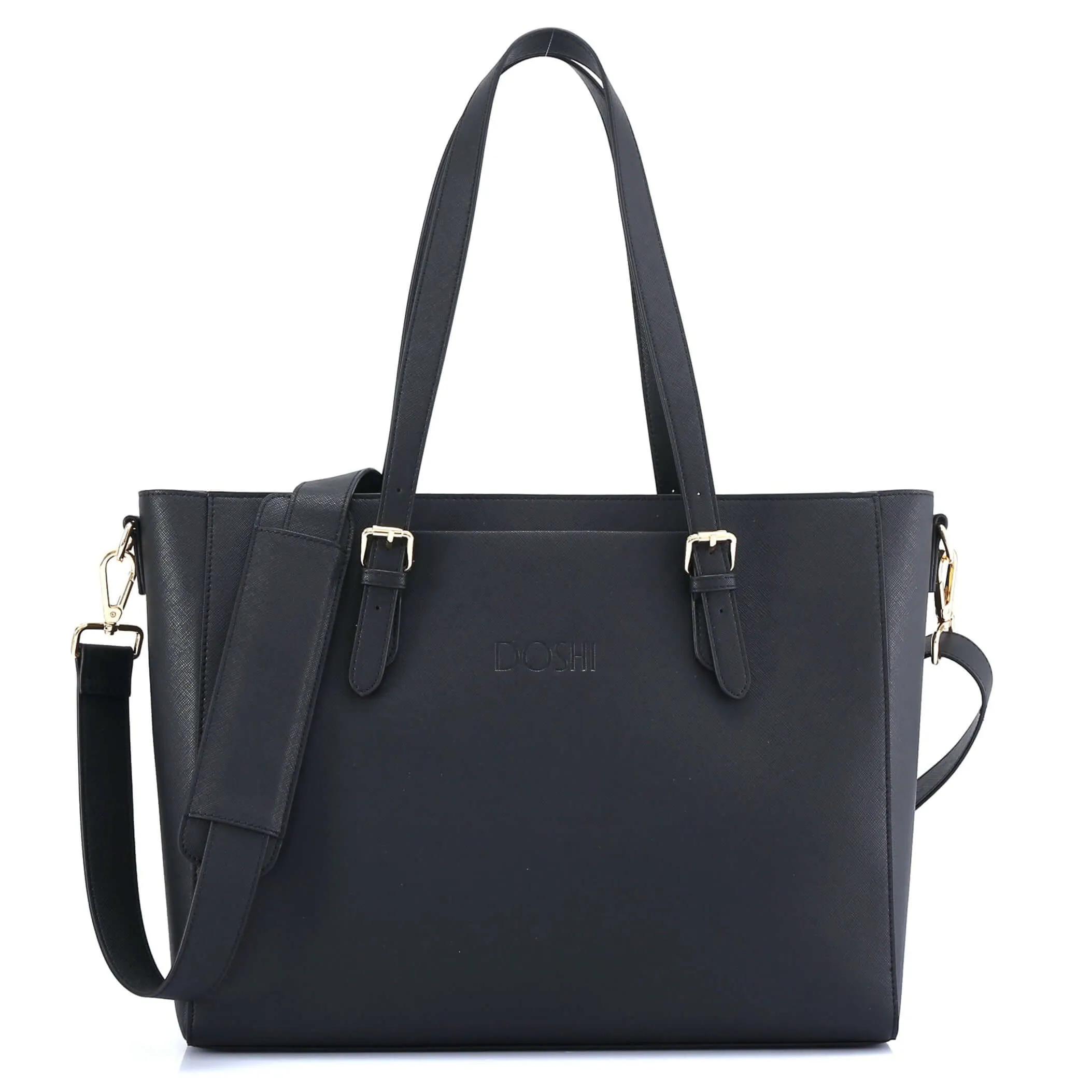 Professional Vegan Leather Work Tote Bag