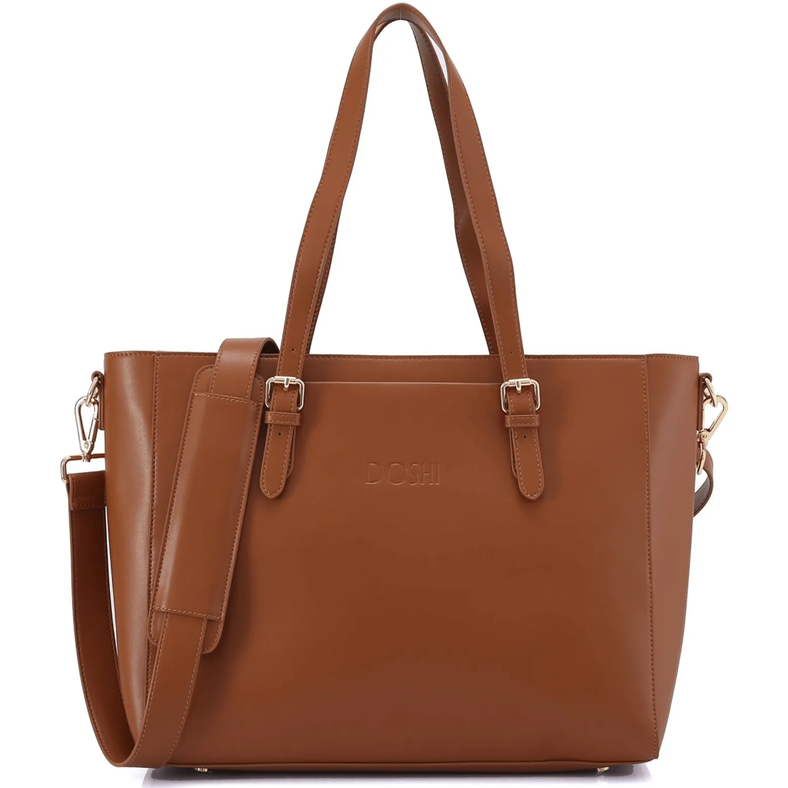 Professional Vegan Leather Work Tote Bag - Image 2