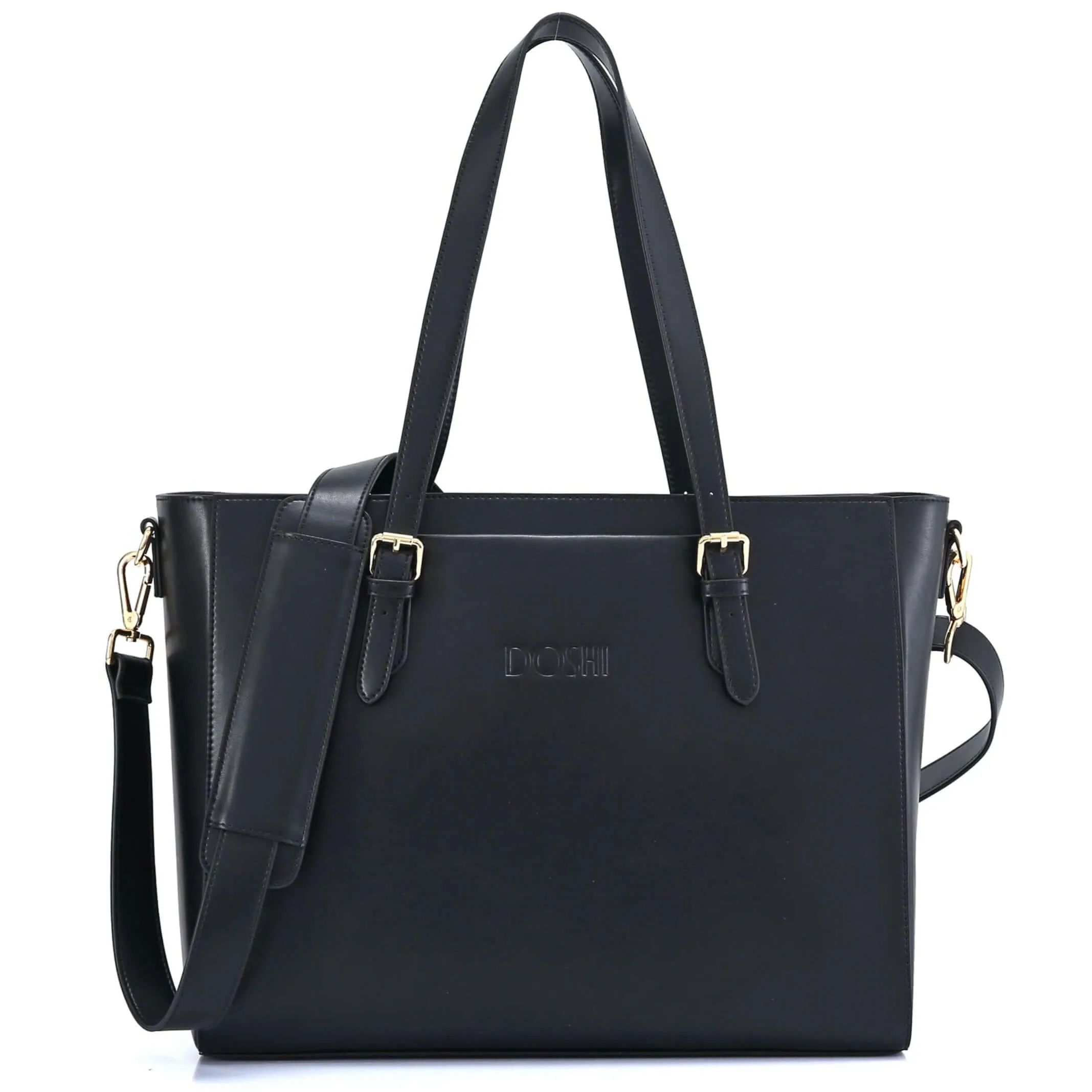 Professional Vegan Leather Work Tote Bag - Image 4