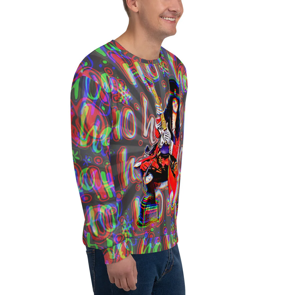 Psychedelic Rock Christmas Sweatshirt - Image 4