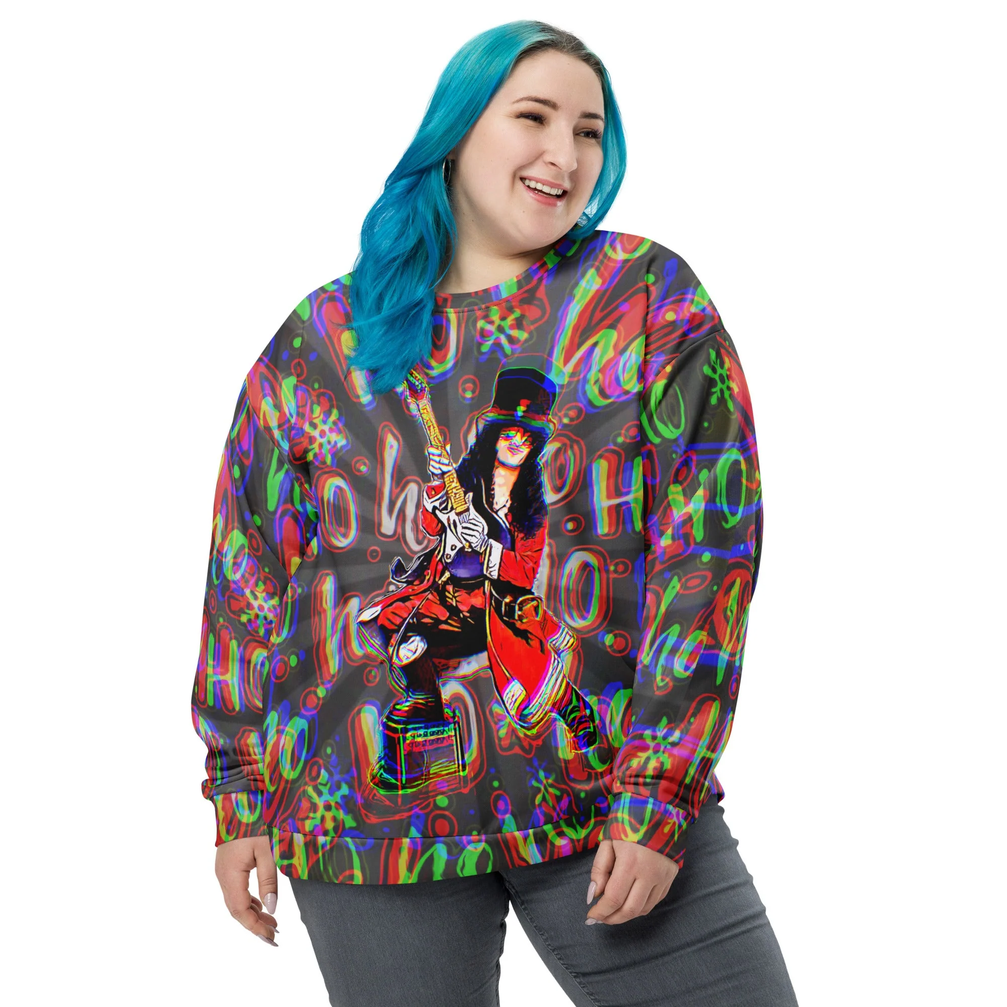 Psychedelic Rock Christmas Sweatshirt - Image 6