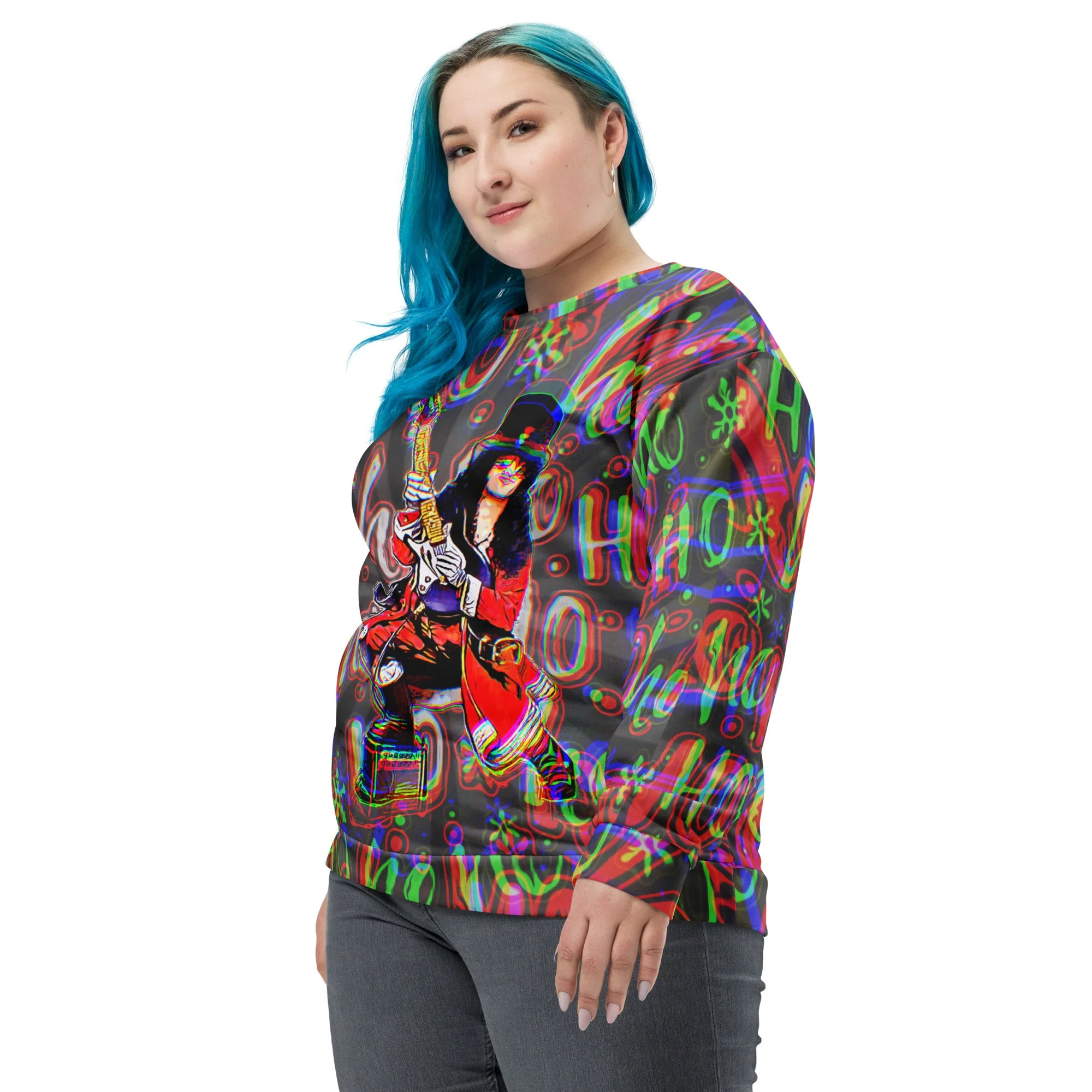 Psychedelic Rock Christmas Sweatshirt - Image 7