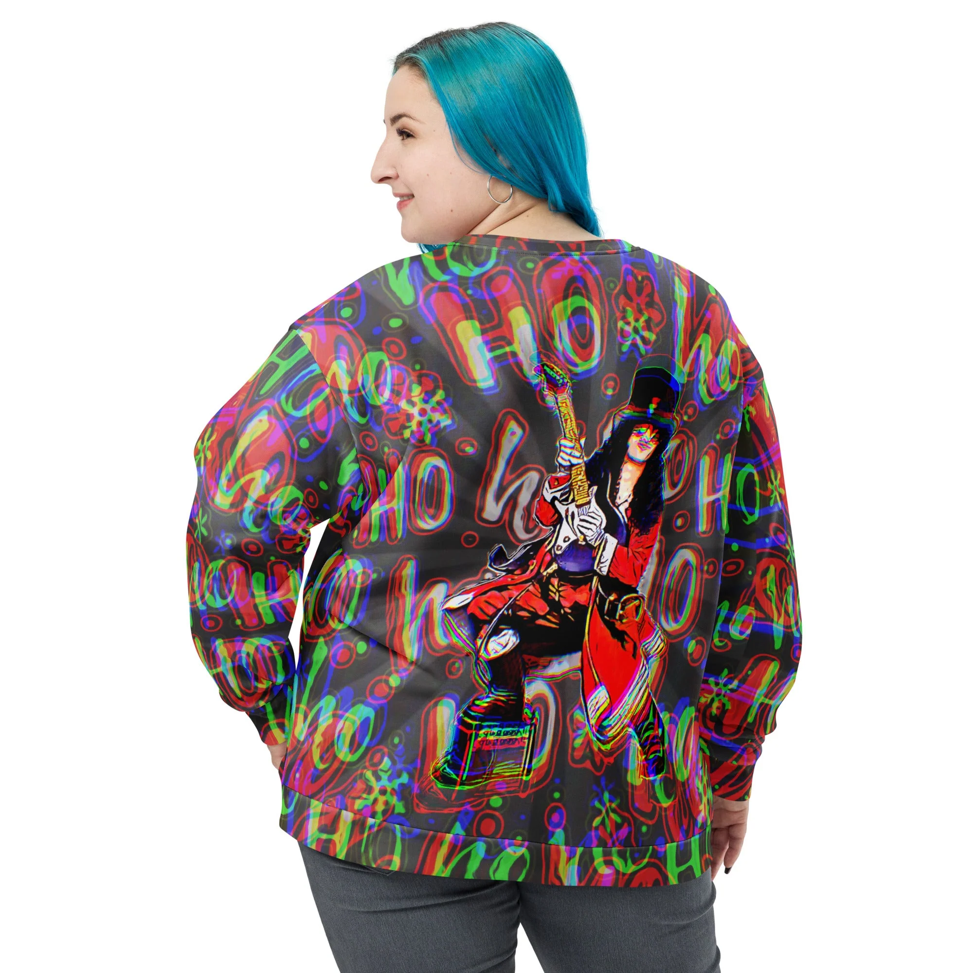 Psychedelic Rock Christmas Sweatshirt - Image 8