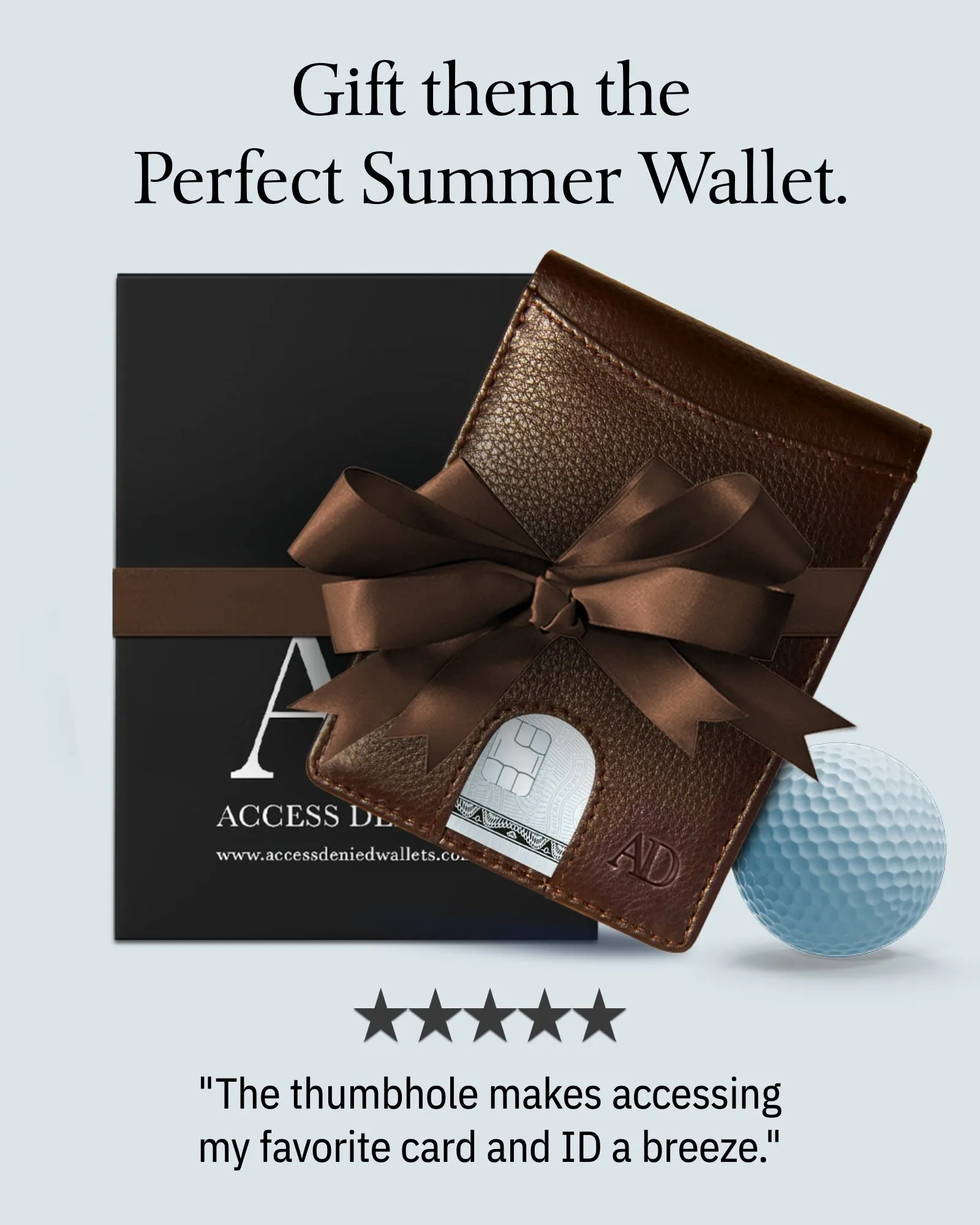 Leather Pull Strap Bifold Wallet - Image 25