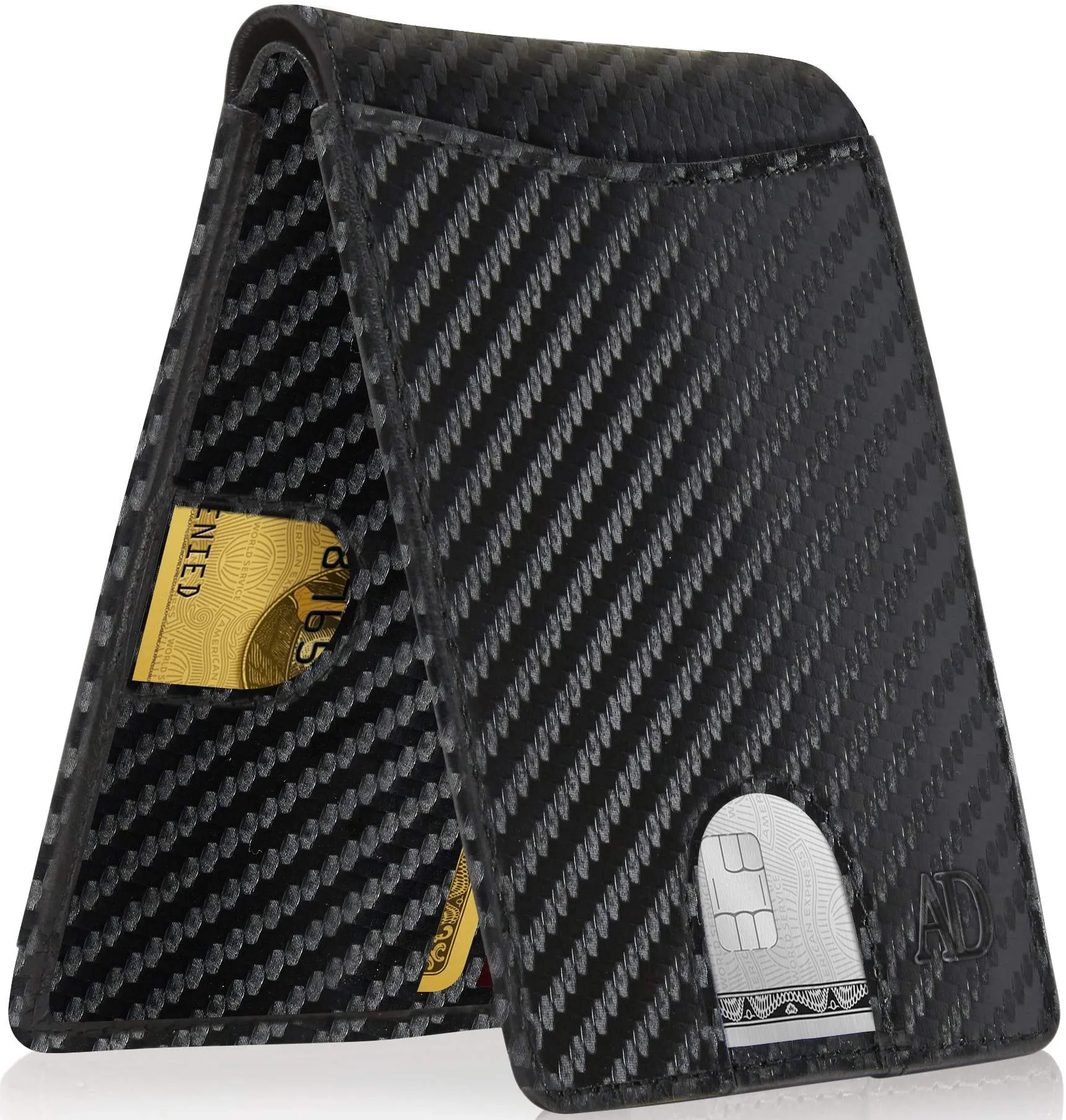 Leather Pull Strap Bifold Wallet - Image 9