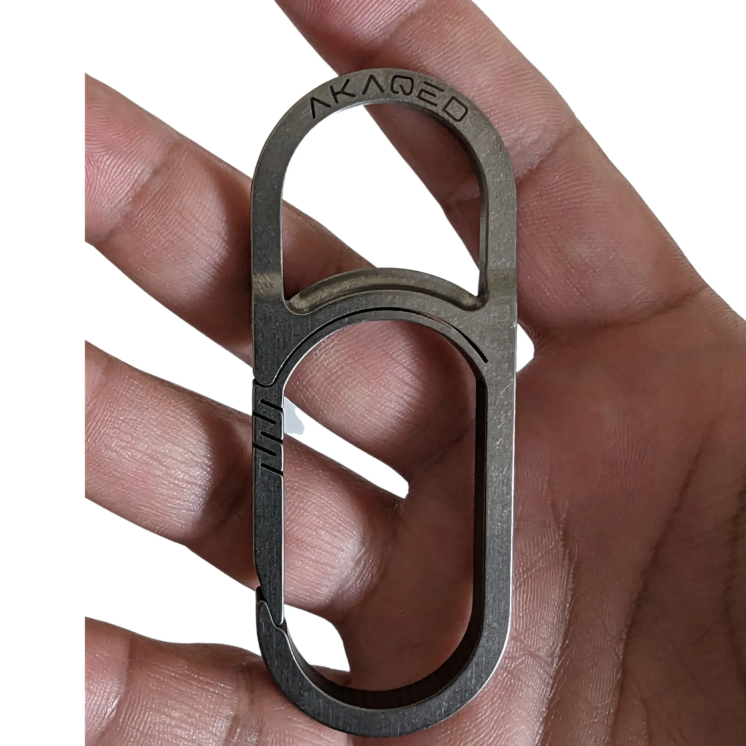 PULL | Titanium All Purpose Carabiner Bottle & Can Opener Keychain - Image 3