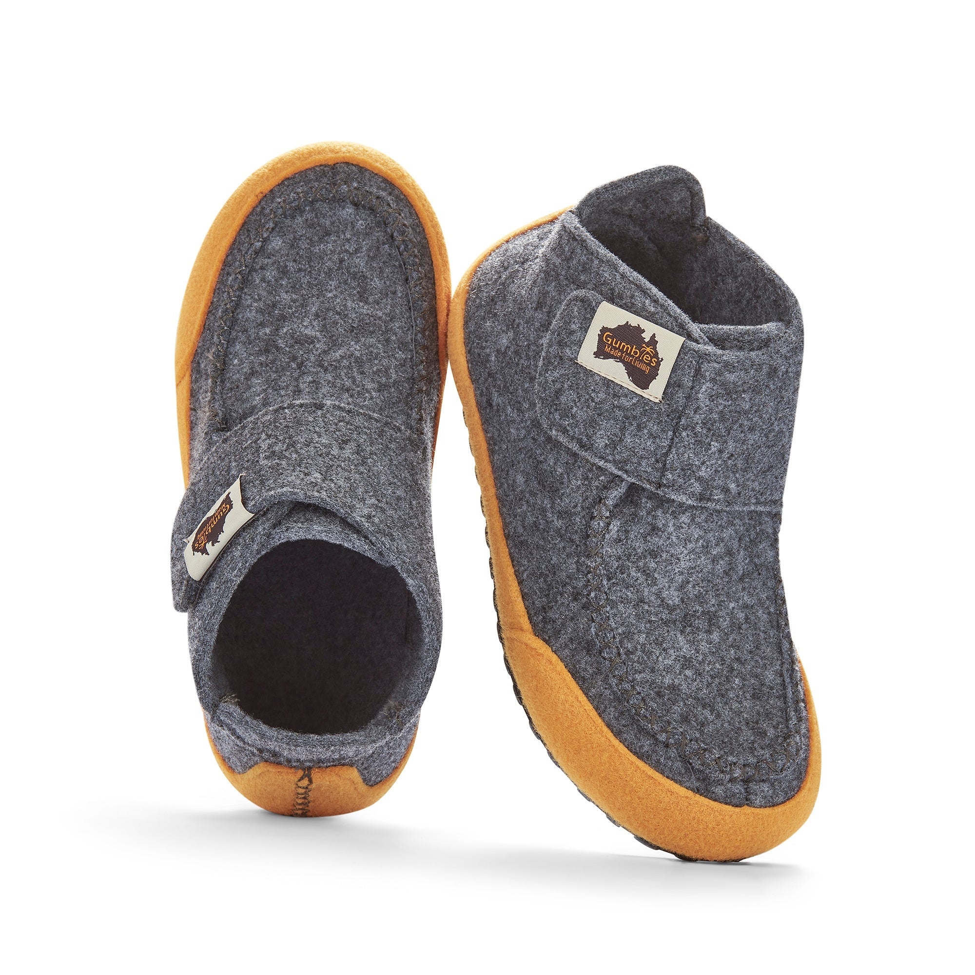 Quokka Slippers - Women's - Grey & Curry - Image 2