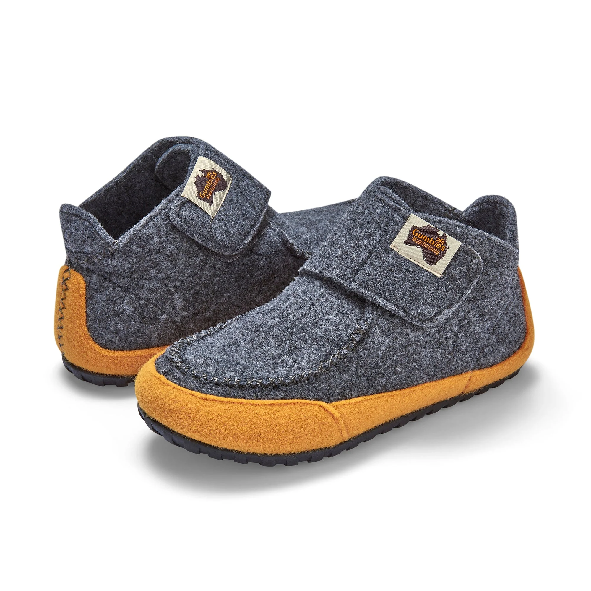 Quokka Slippers - Women's - Grey & Curry - Image 4