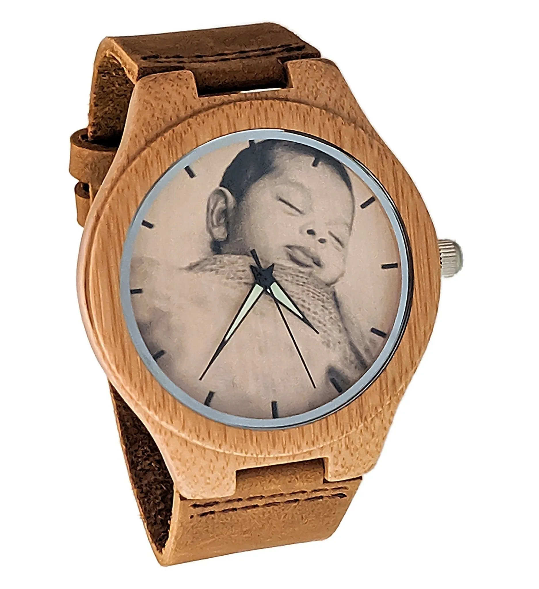 Radiante Men's Watch | Brown Leather Photo - Image 2