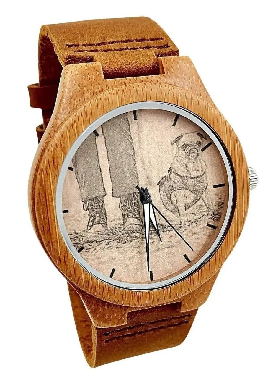Radiante Men's Watch | Brown Leather Photo - Image 3