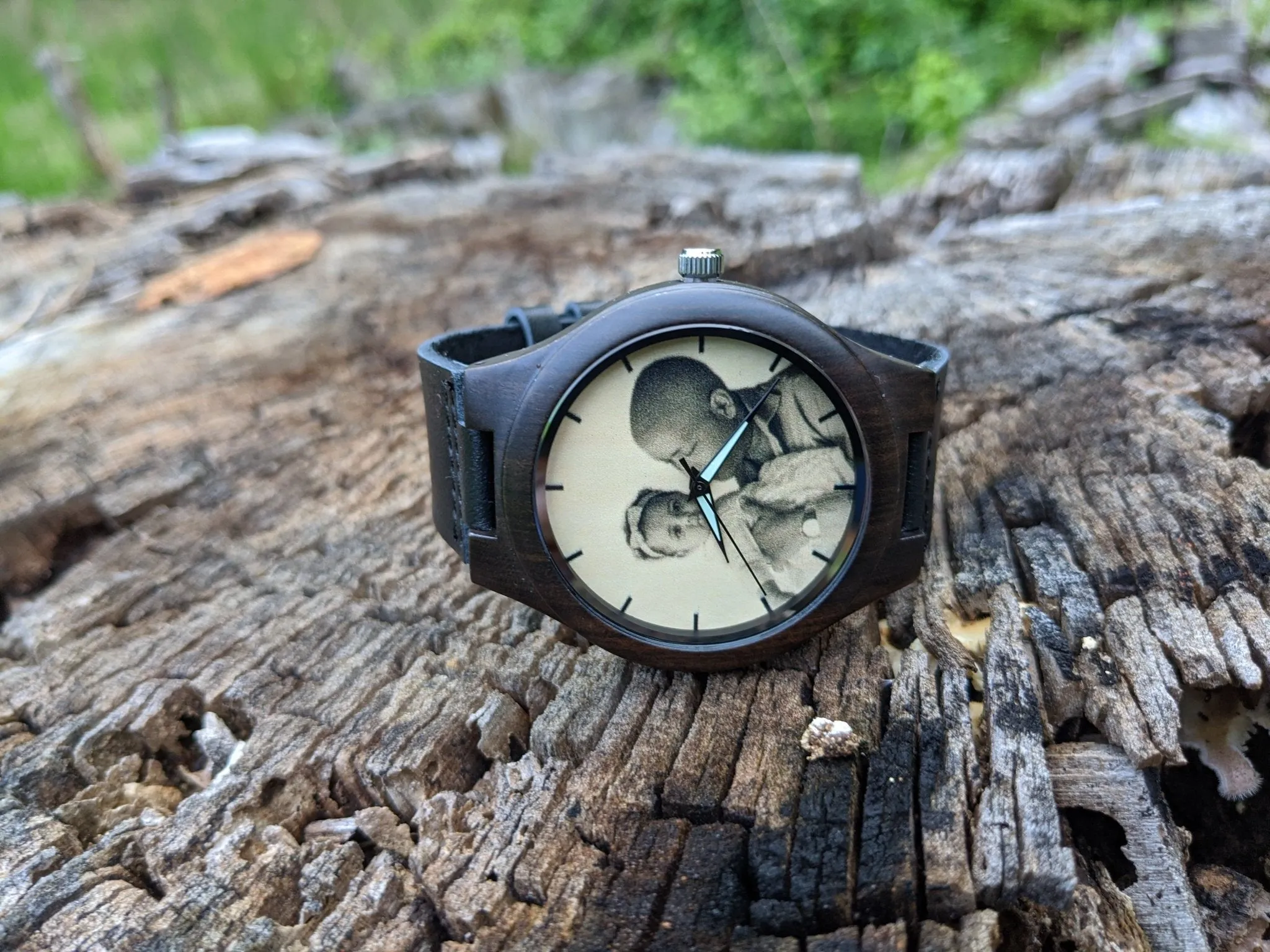 Radiante Men's Watch | Leather Black Photo - Image 2