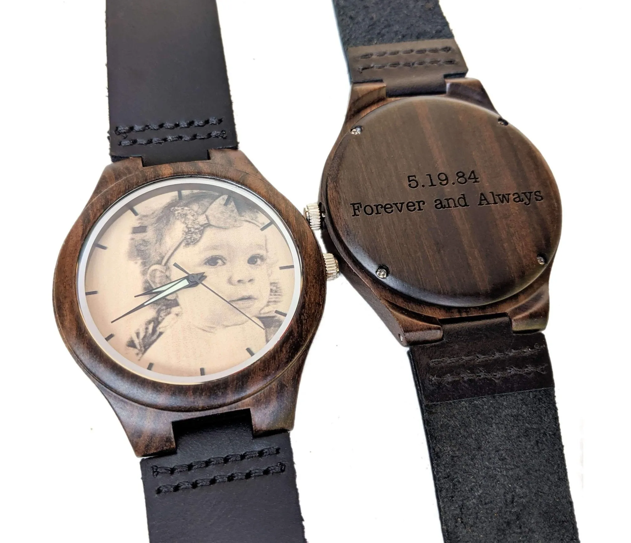 Radiante Men's Watch | Leather Black Photo - Image 4