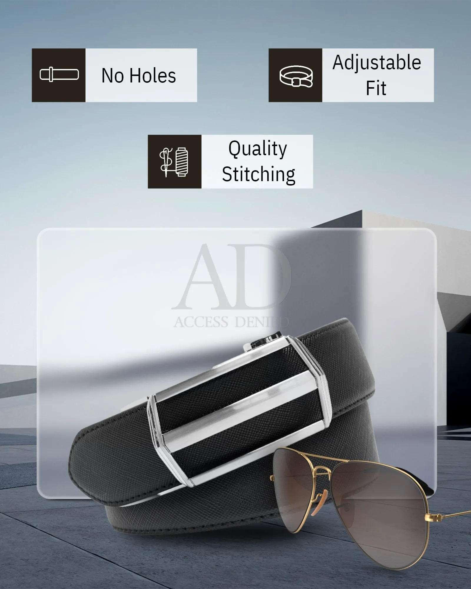 Leather Ratchet Belt - Image 4
