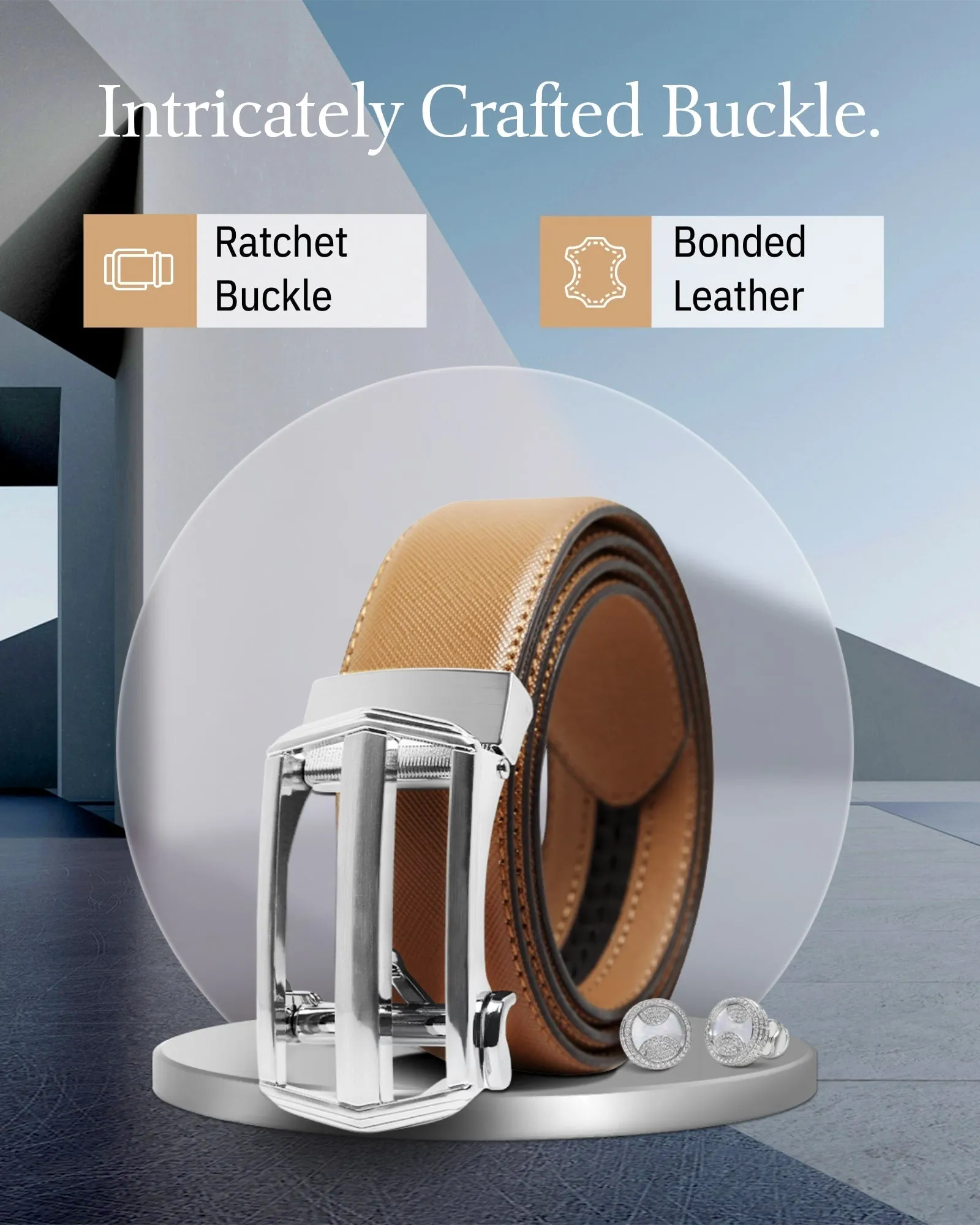 Leather Ratchet Belt - Image 8
