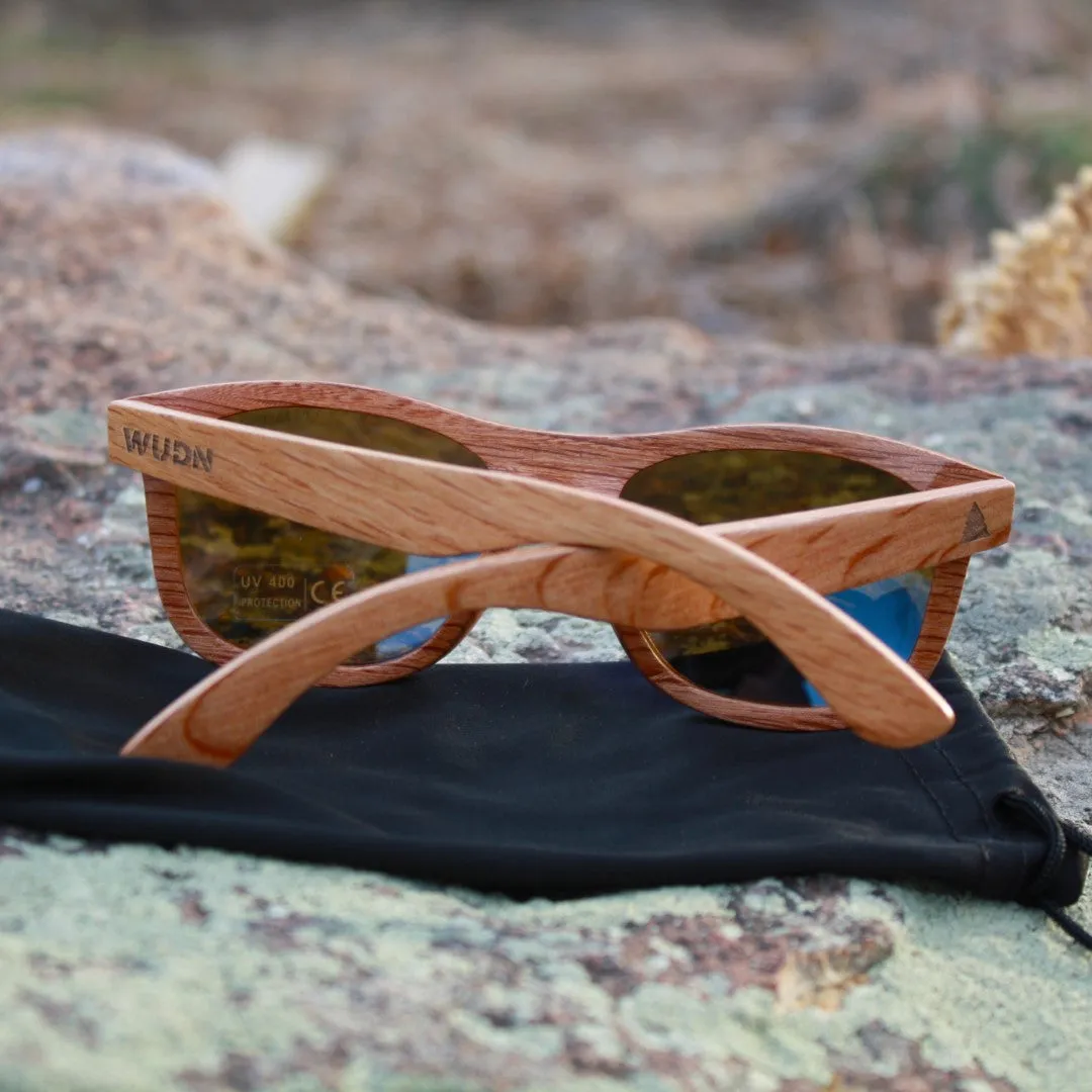 Real Zebra All Wood Jacks Sunglasses - Image 3