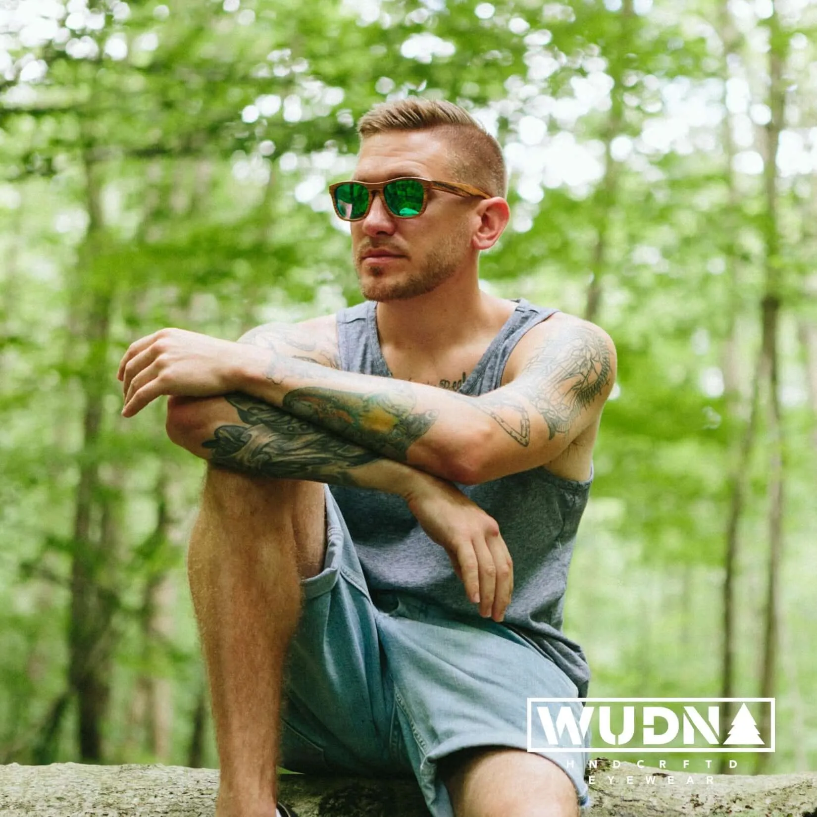 Real Zebra All Wood Jacks Sunglasses - Image 6
