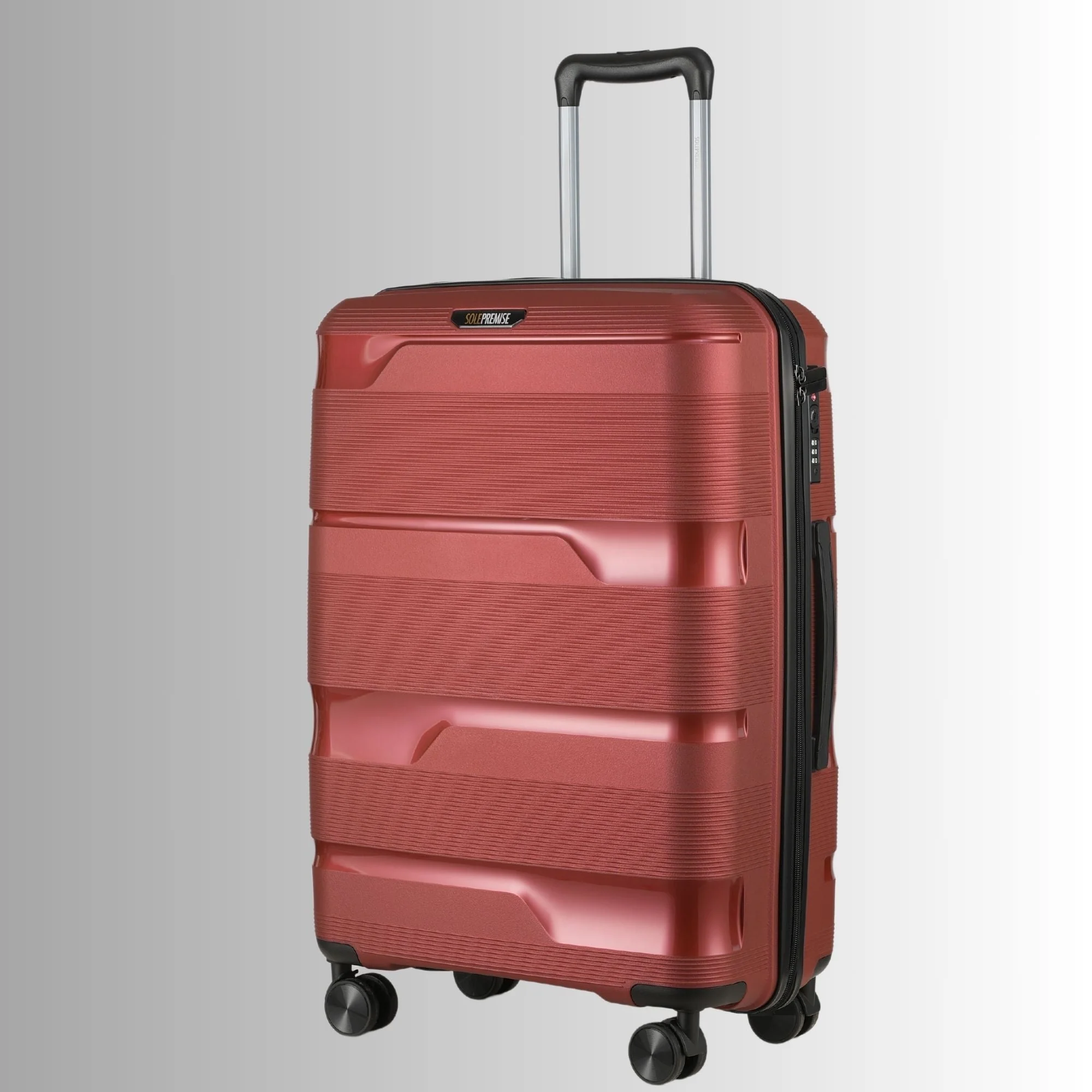 Red Roller 3 Piece Luggage Set - Image 8