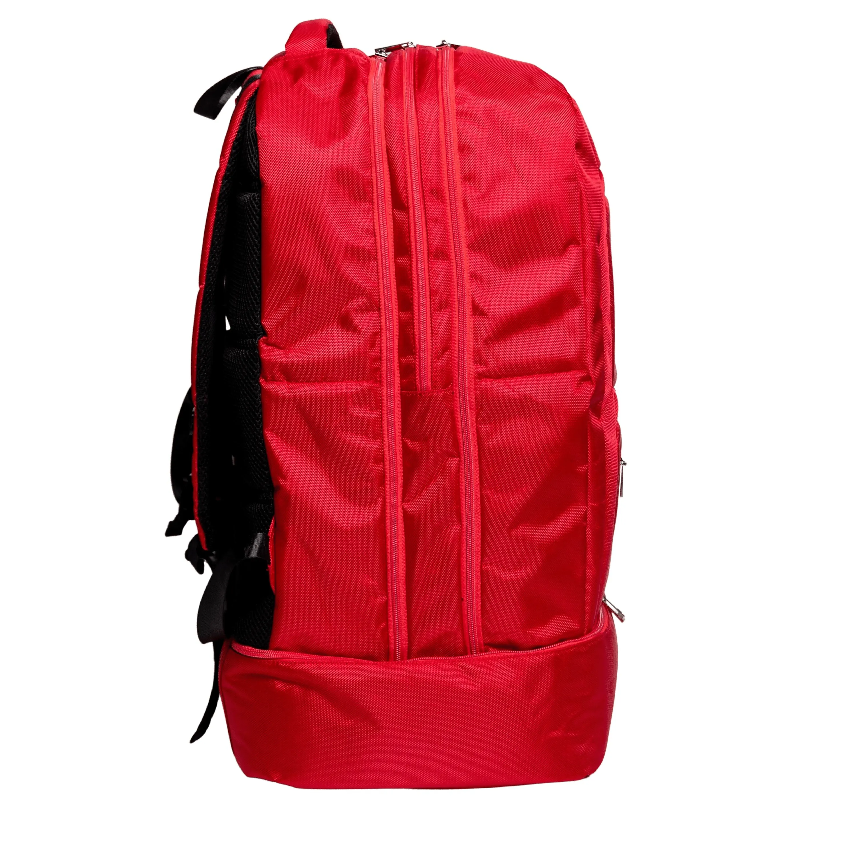 Red Polyester Signature Backpack Bag - Image 6